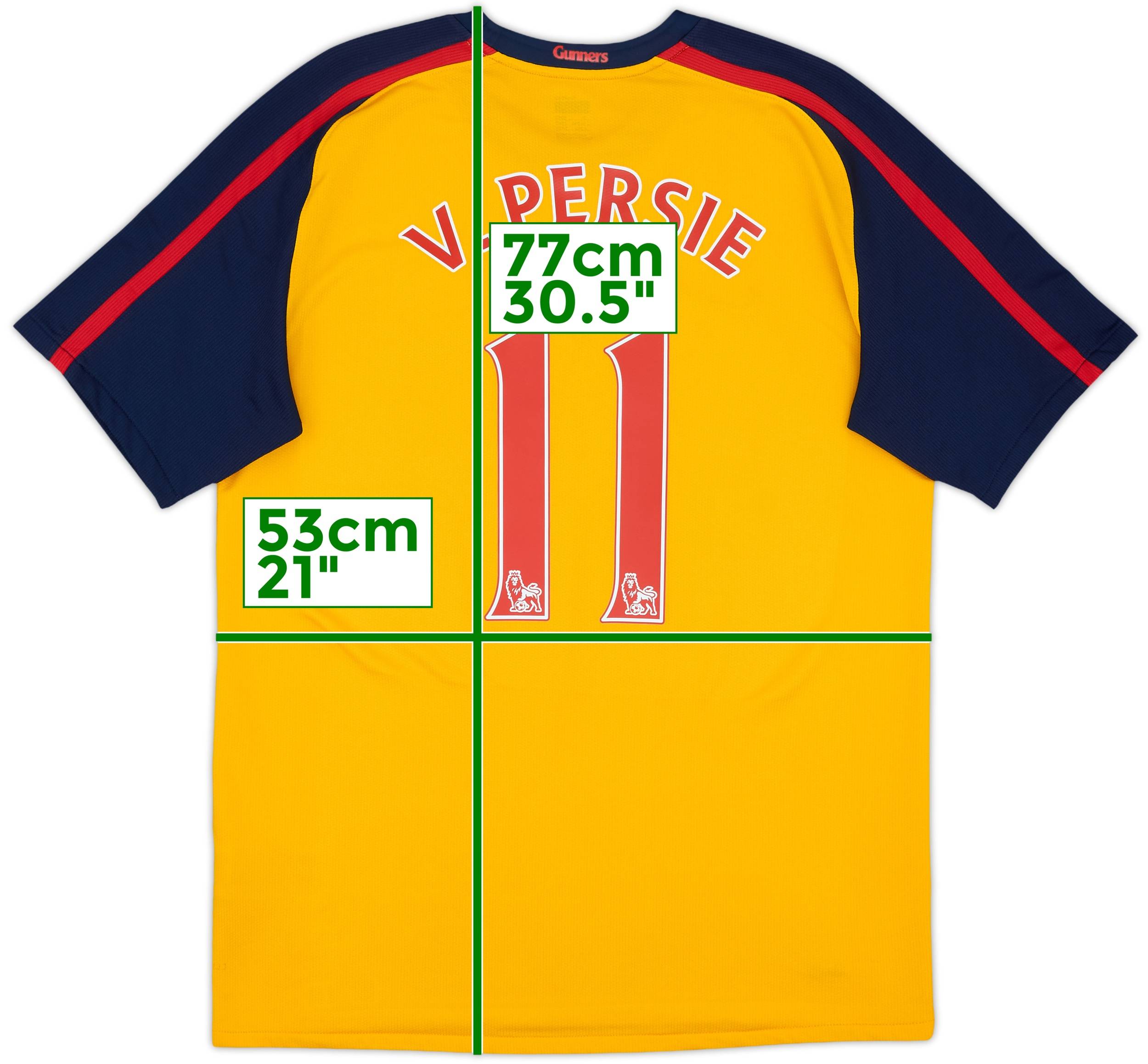 アーセナル　09/10 ユニフォーム Arsenal V. PERSIE MEN'S FC ARSENAL 2009/2010 ROBIN VAN PERSIE SOCCER FOOTBALL