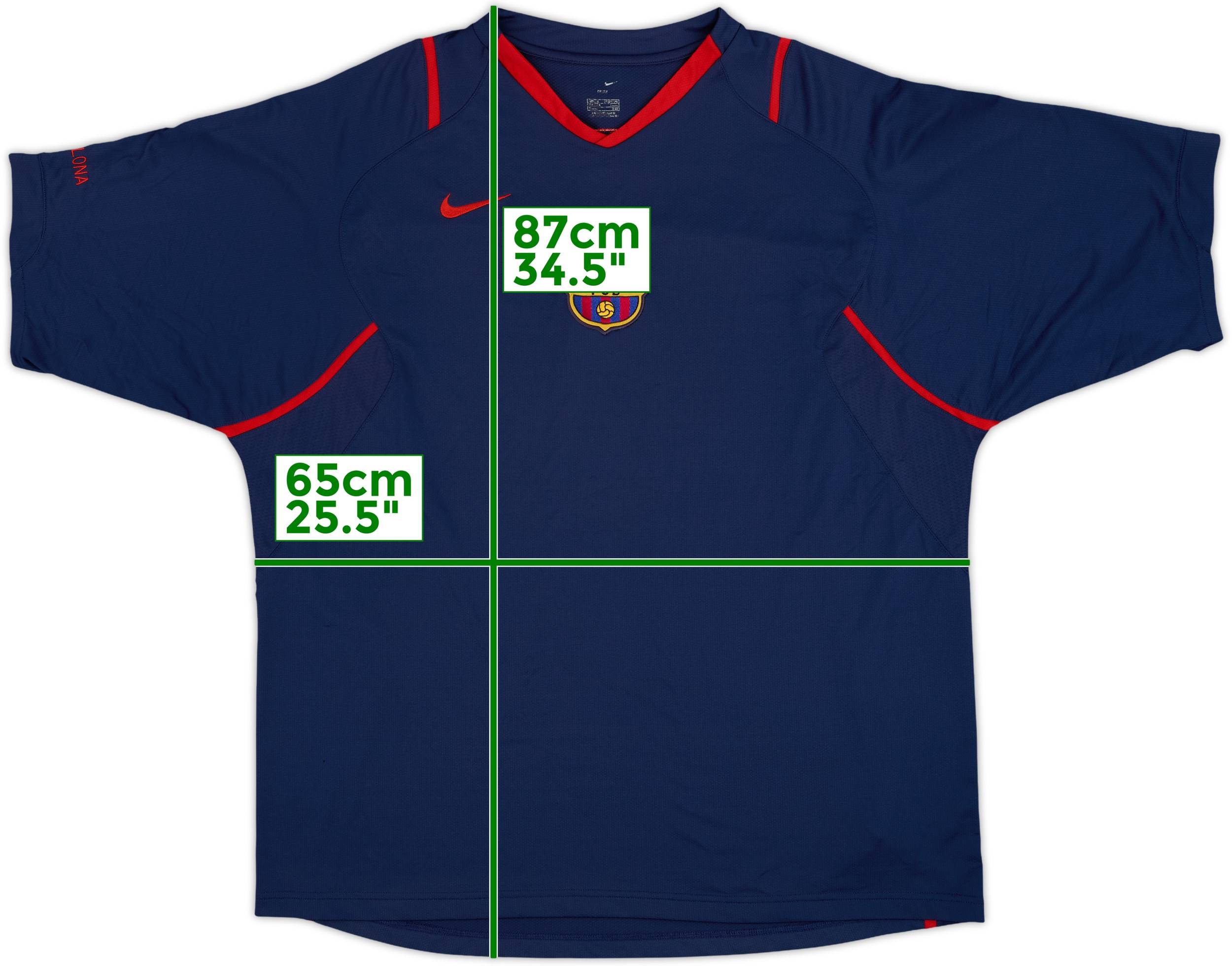 2006-07 Barcelona Nike Training Shirt - 8/10 - (XXL)