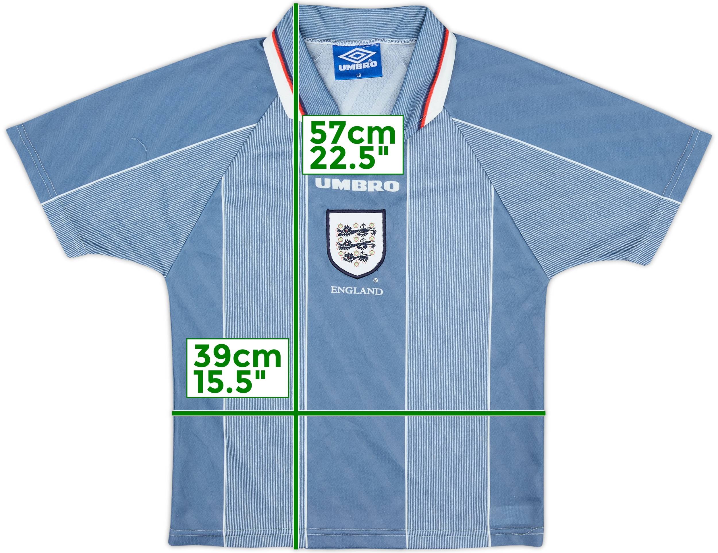 1996-97 England Away Shirt - 8/10 - (L.Boys)