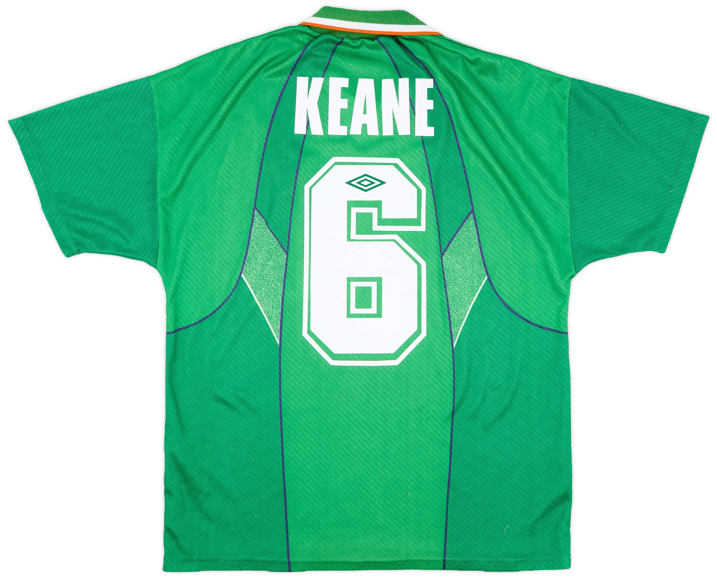 1994-95 Ireland Home Shirt Keane #6 - 9/10 - (L)