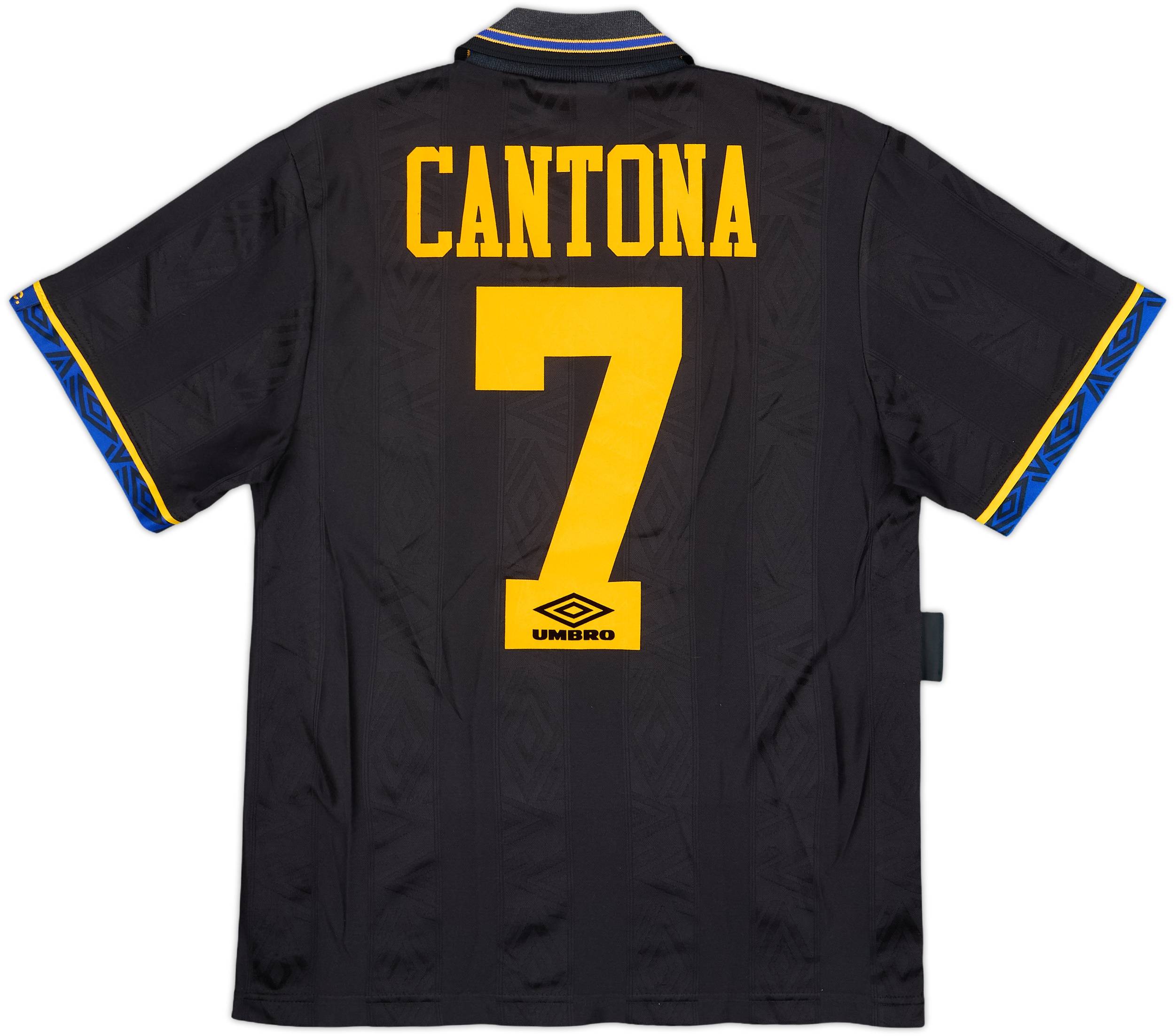 1993-95 Manchester United Away Shirt Cantona #7 - 8/10 - (S)