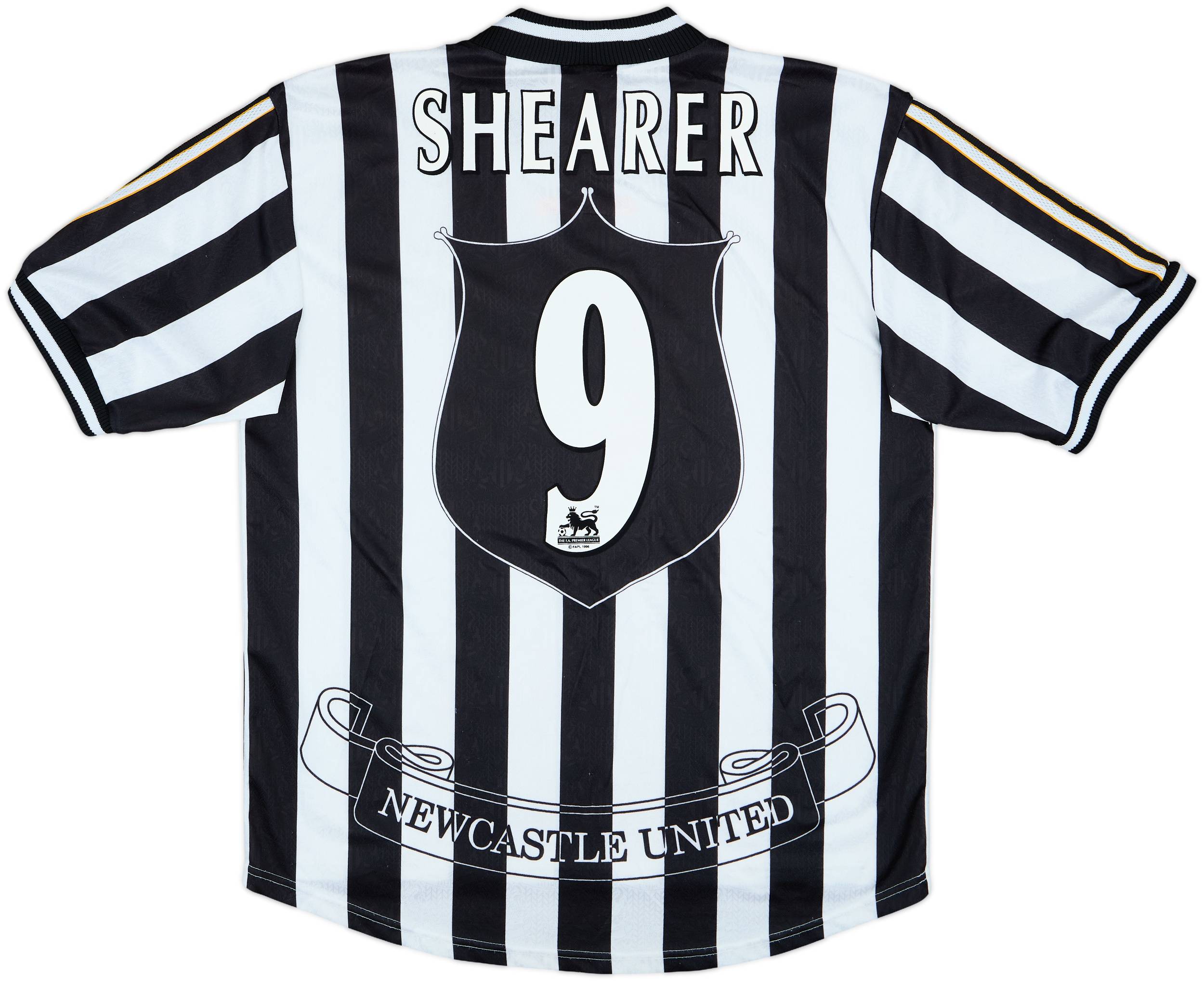 1997-99 Newcastle Home Shirt Shearer #9 - 8/10 - (XL)