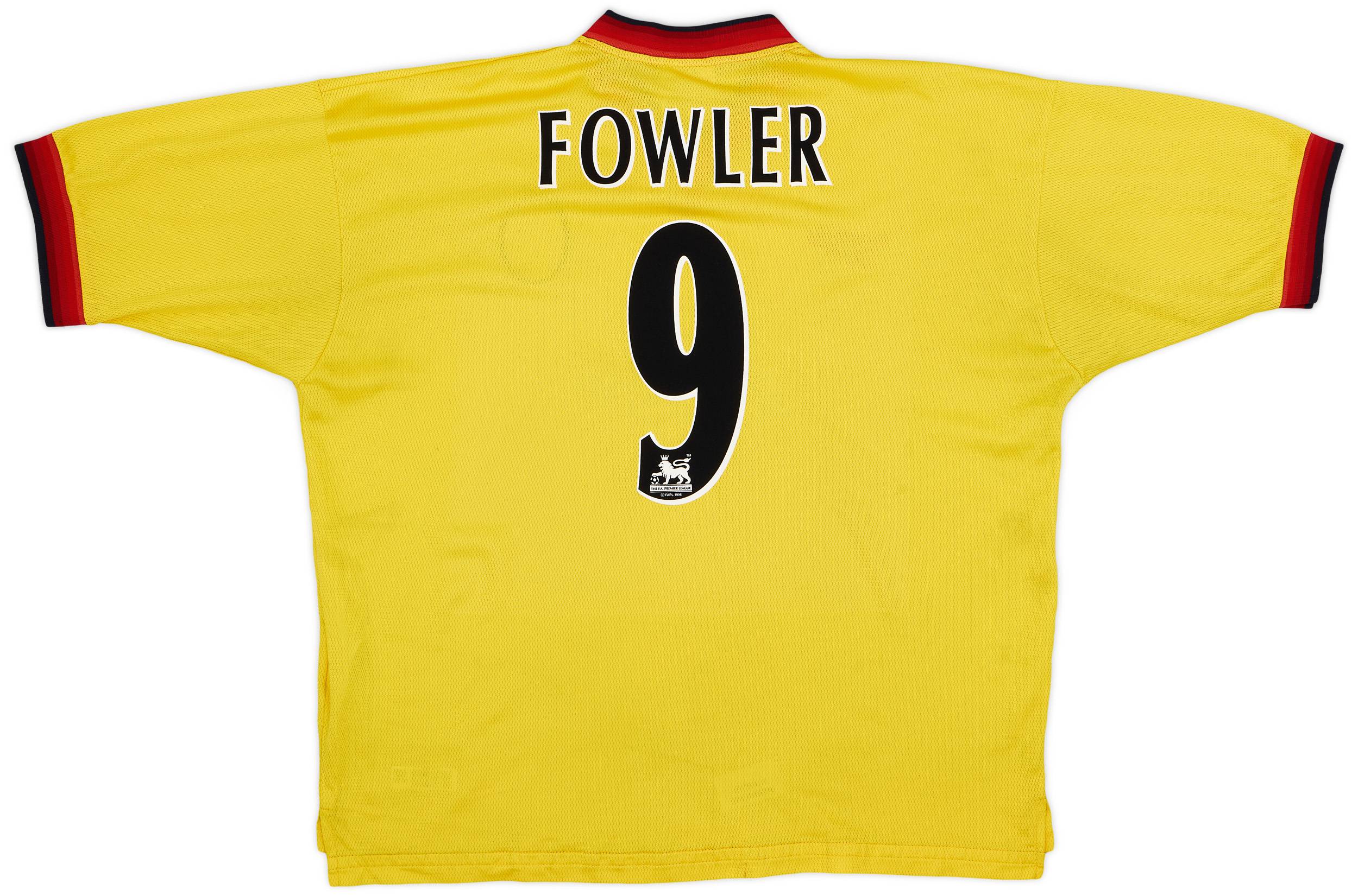 1997-99 Liverpool Away Shirt Fowler #9 - 6/10 - (XXL)