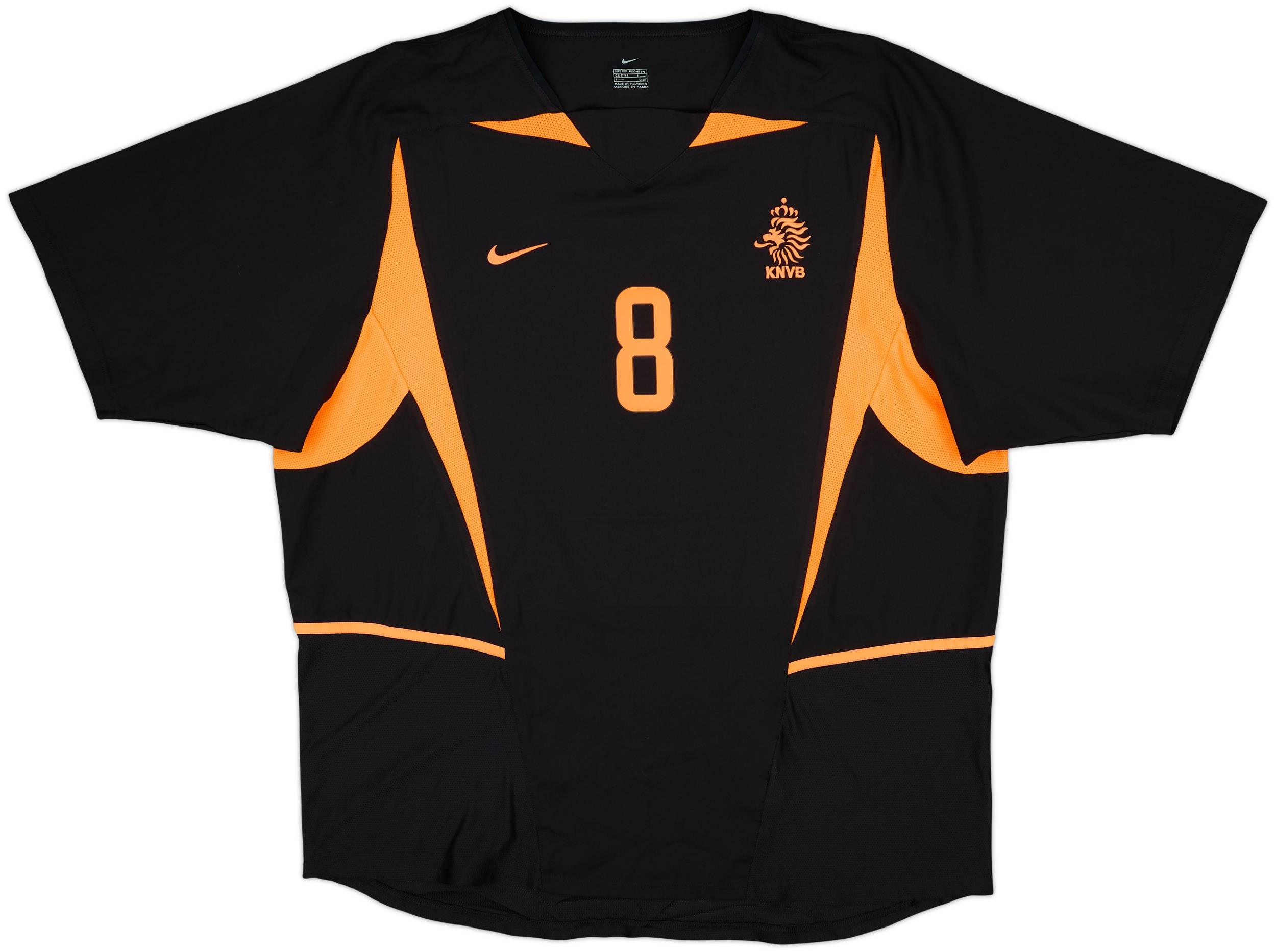 2002-04 Netherlands Away Shirt Davids #8 - 10/10 - (XXL)