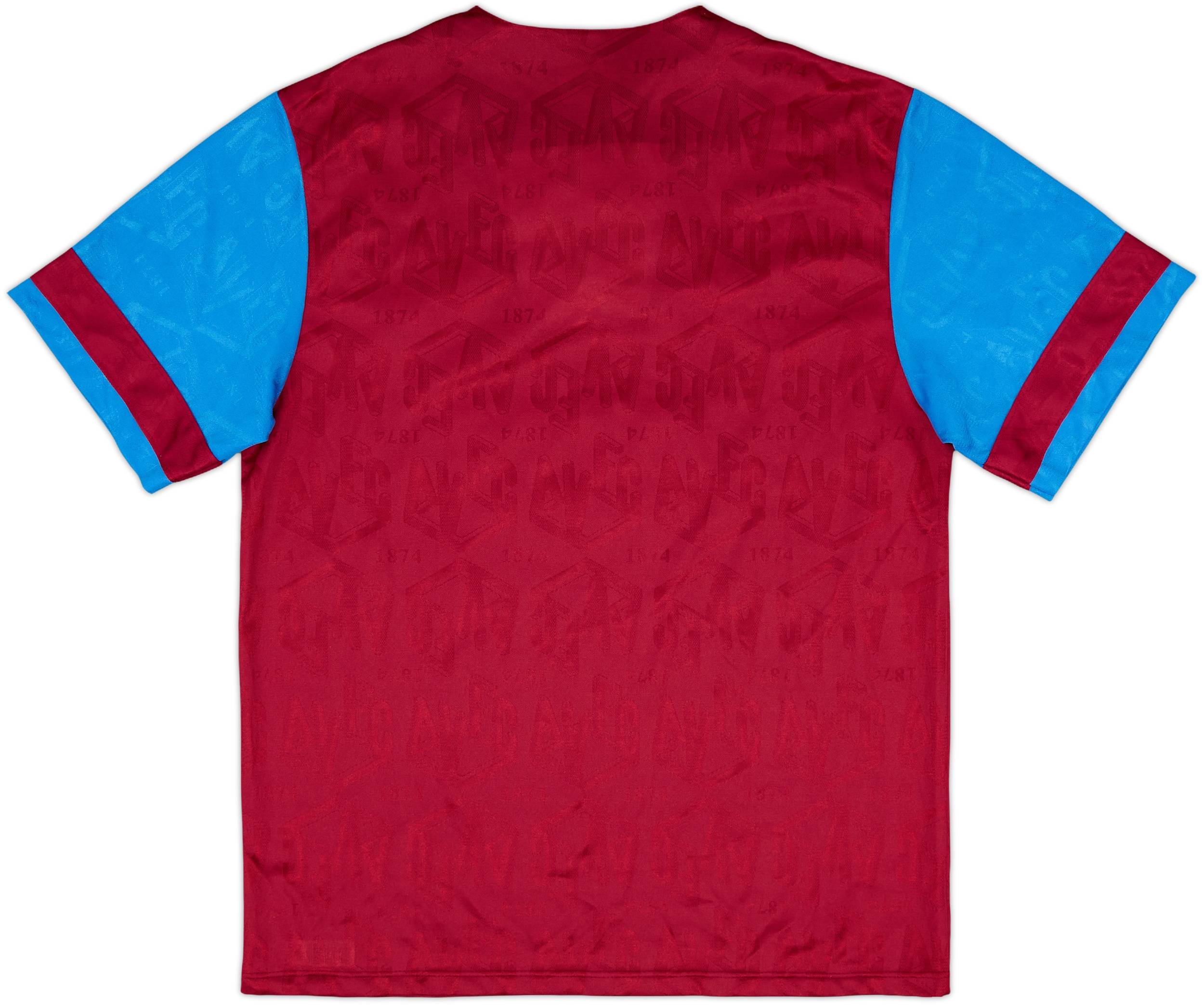 1992-93 Aston Villa Home Shirt - 9/10 - (L)
