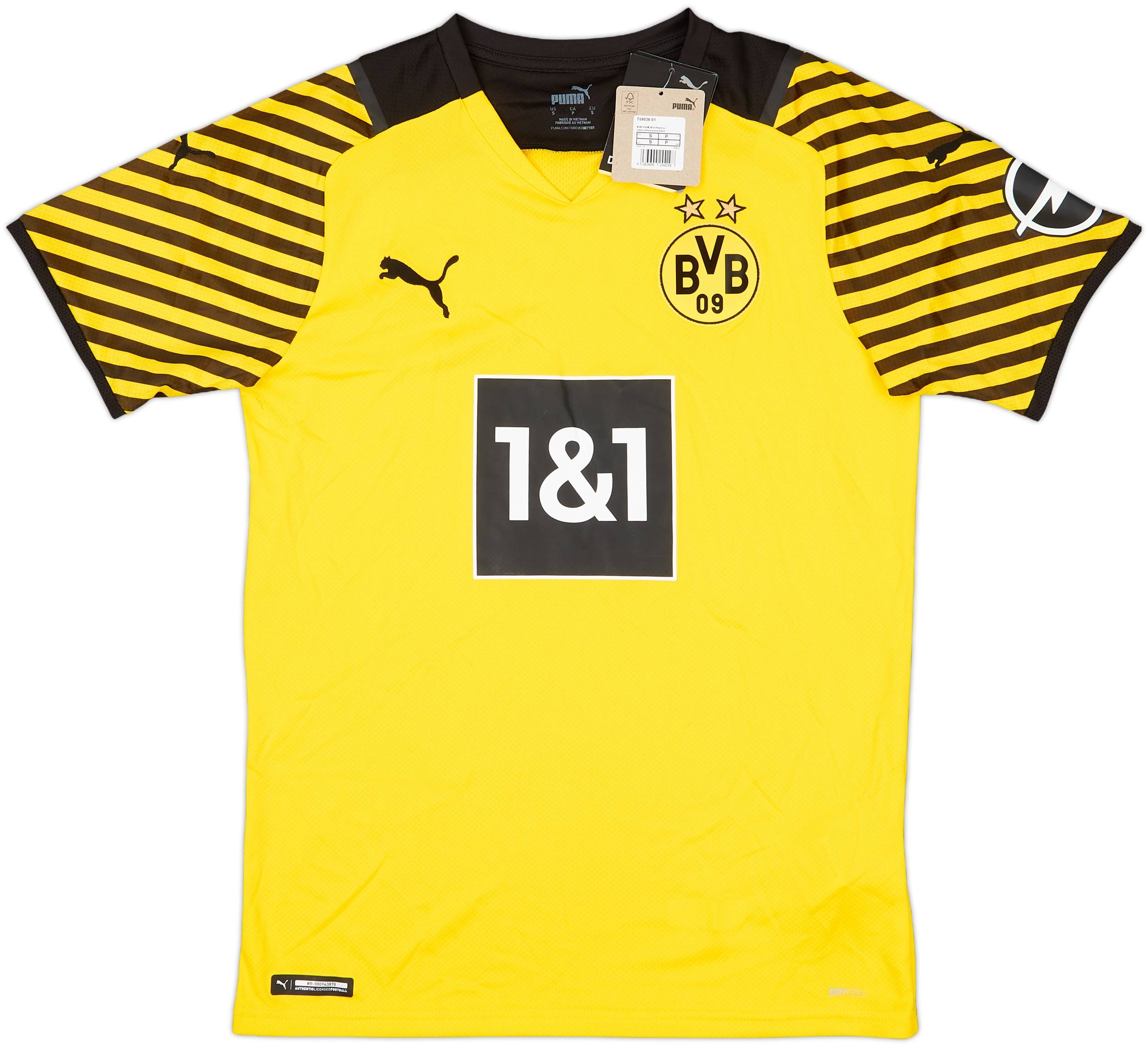 2021-22 Borussia Dortmund Home Shirt (S)