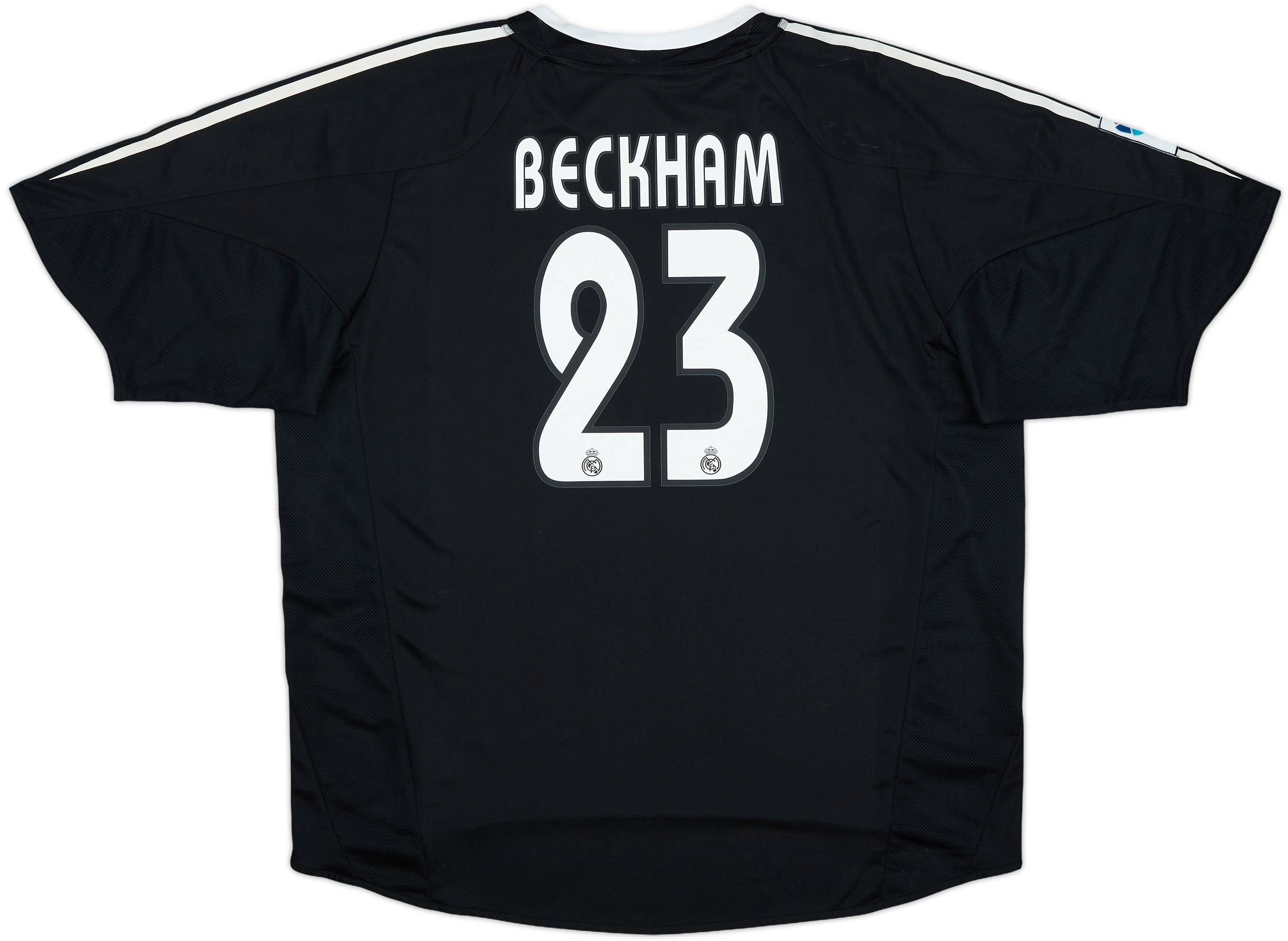 2004-05 Real Madrid Away Shirt Beckham #23 (XL)