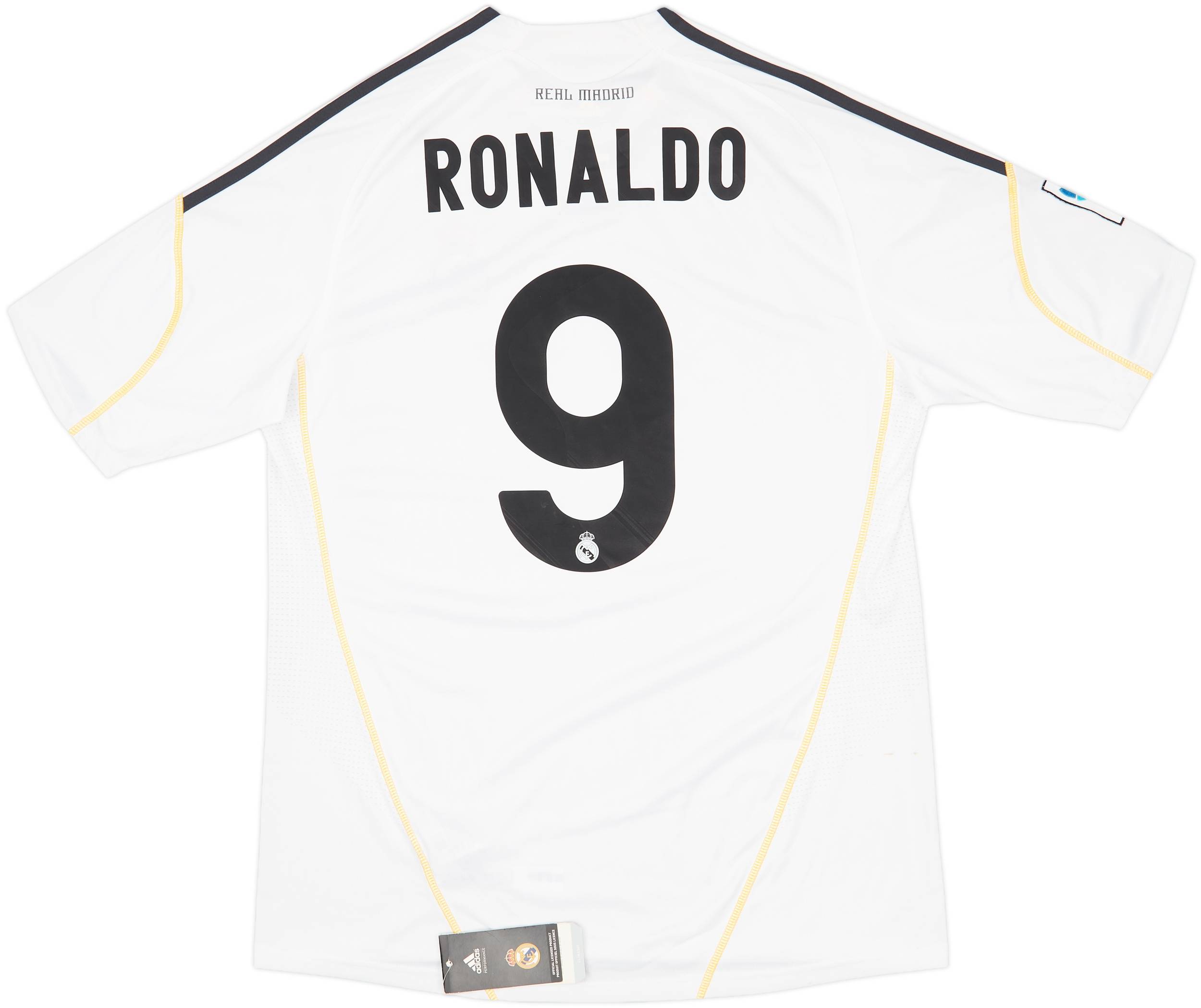 2009-10 Real Madrid Home Shirt Ronaldo #9 (L)