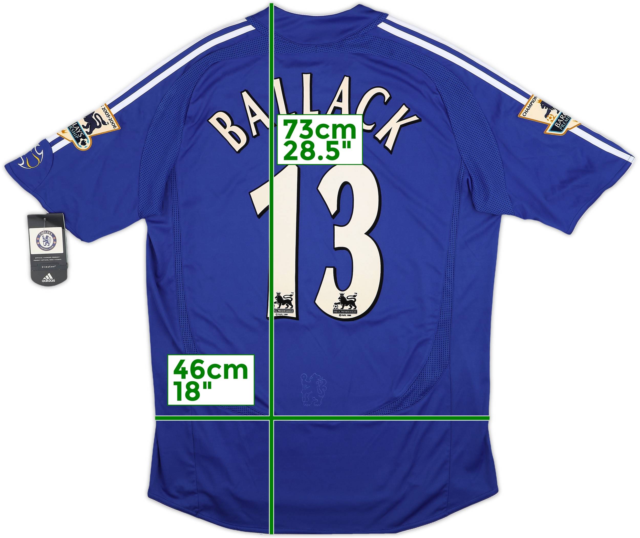 ブルーズ必見 05/06 CHELSEA Home Kit ROBBEN 16 2005-06 Chelsea Centenary Home Shirt Robben #16 - 8/10 - (XL