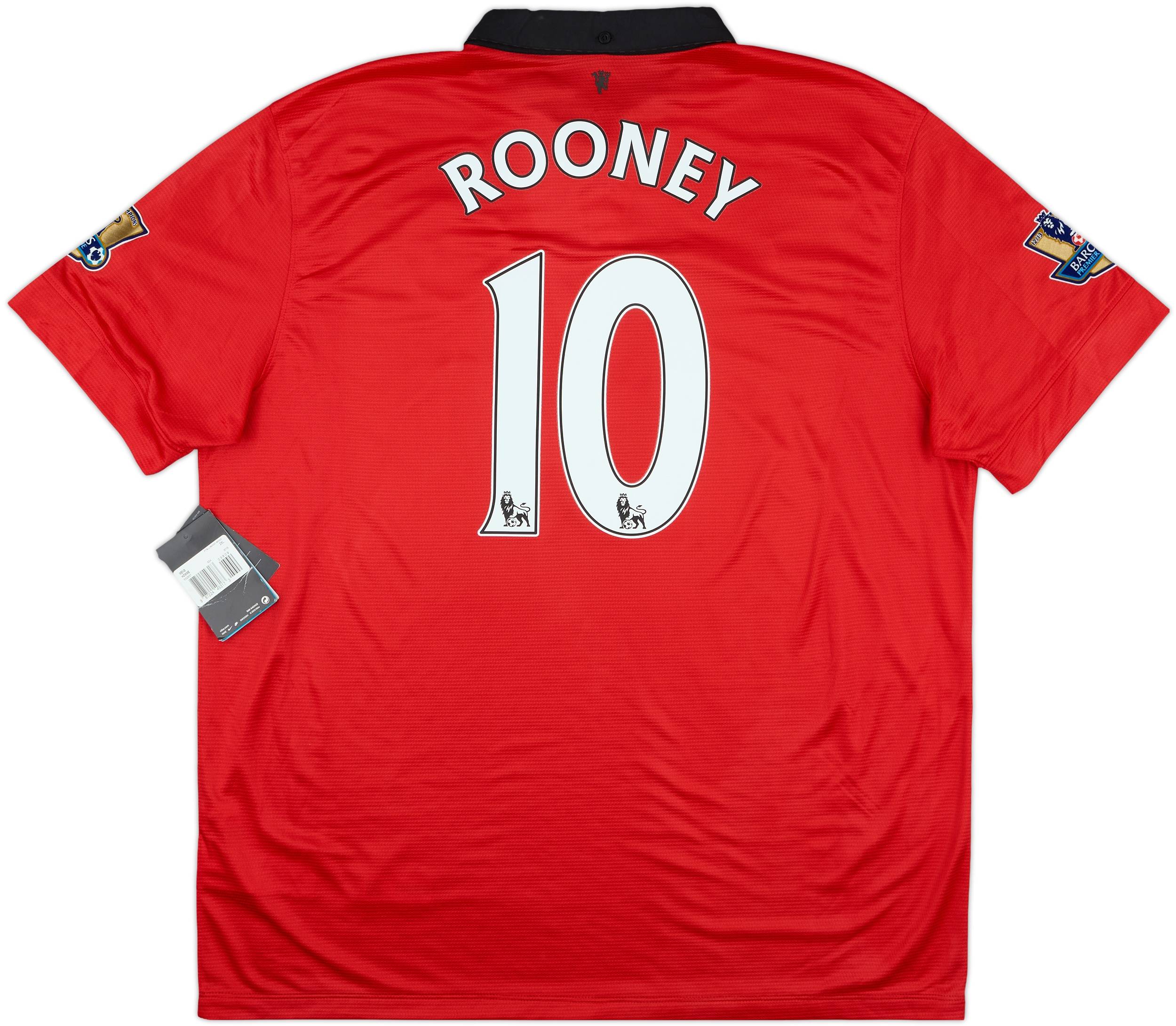 2013-14 Manchester United Home Shirt Rooney #10 (XXL)