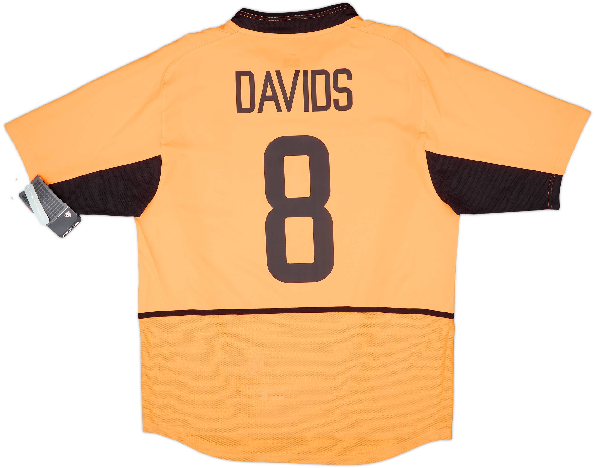 2002-04 Netherlands Home Shirt Davids #8 (L)