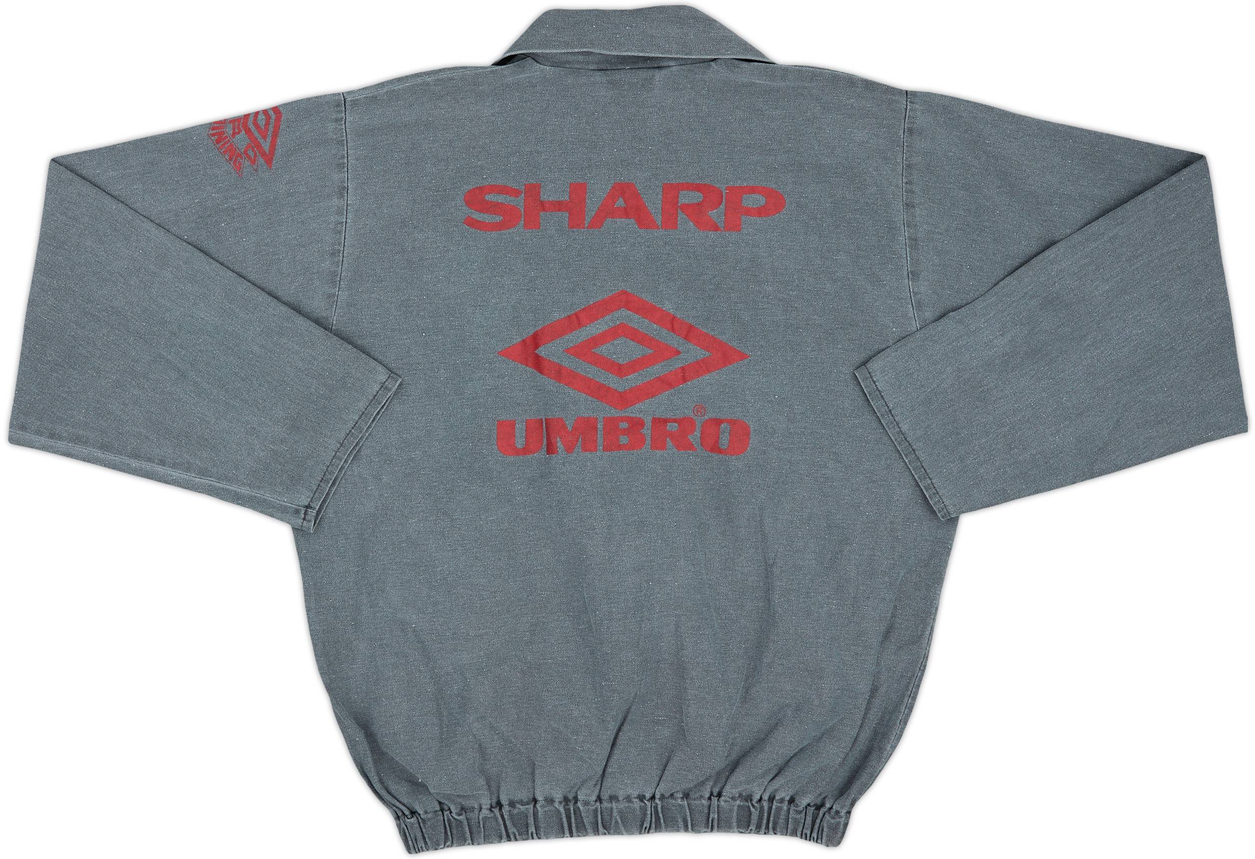 Umbro Manchester United ドリルトップ　90s MANCHESTER UNITED 1990's TRAINING FOOTBALL JACKET UMBRO
