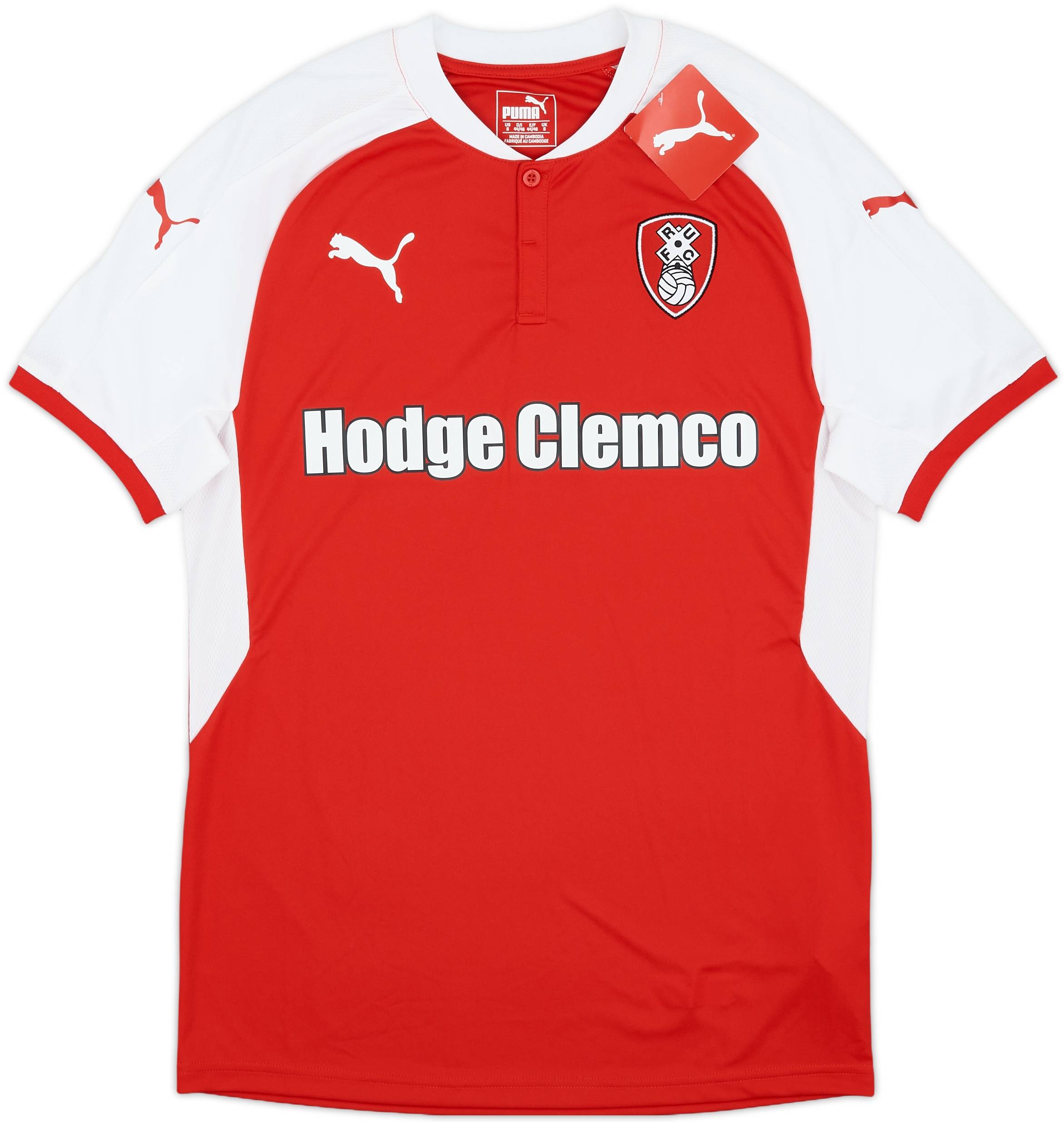 2017-18 Rotherham Home Shirt (S)