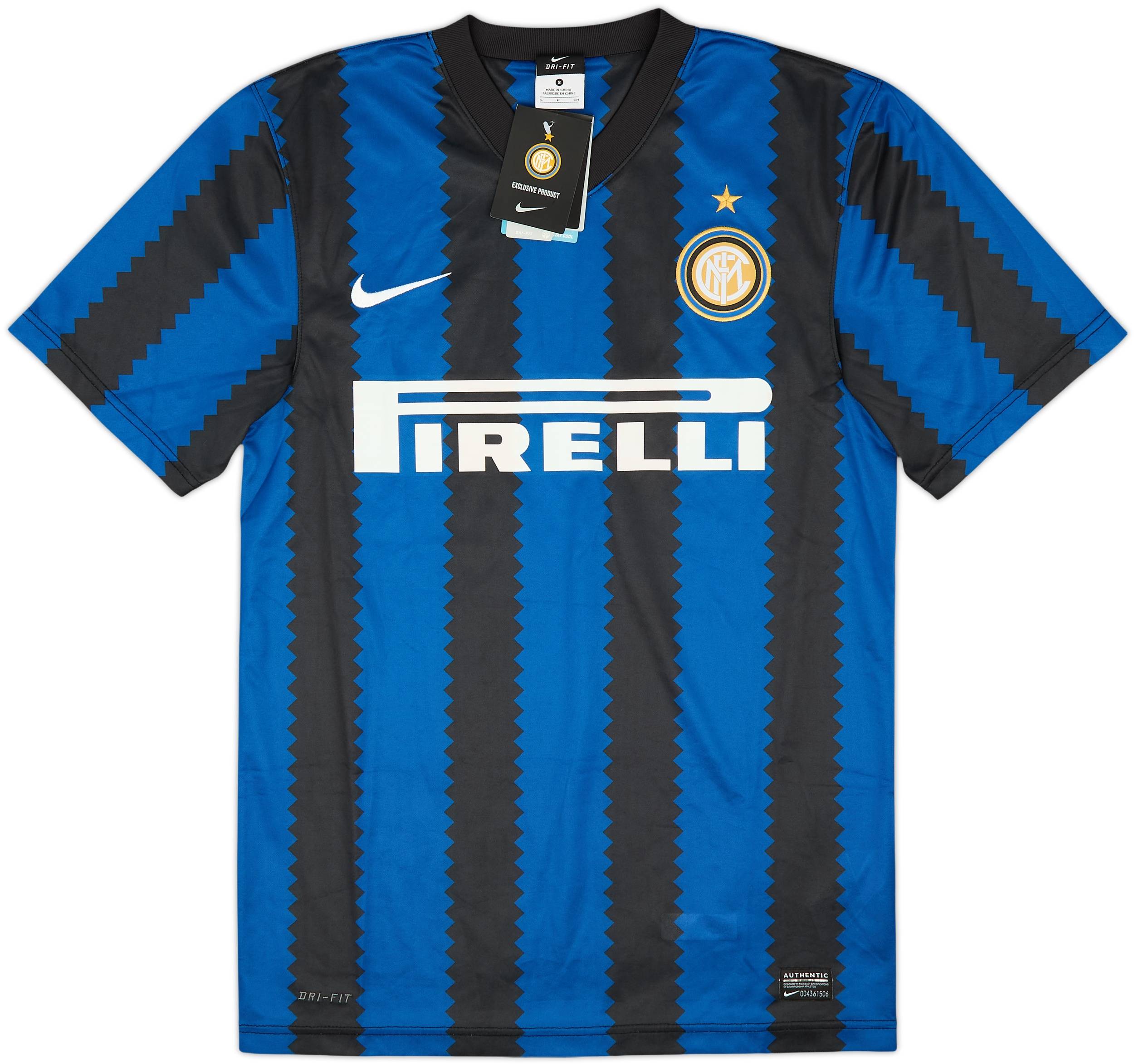 2010-11 Inter Milan Basic Home Shirt (S)