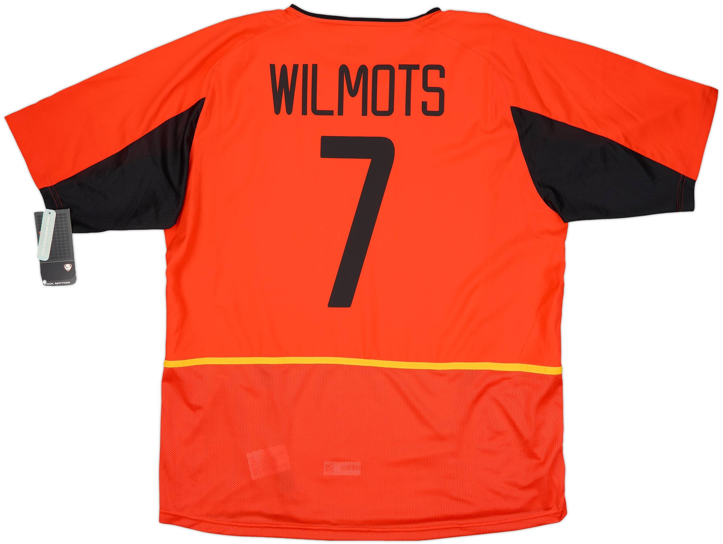 2002-04 Belgium Home Shirt Wilmots #7 (XL)