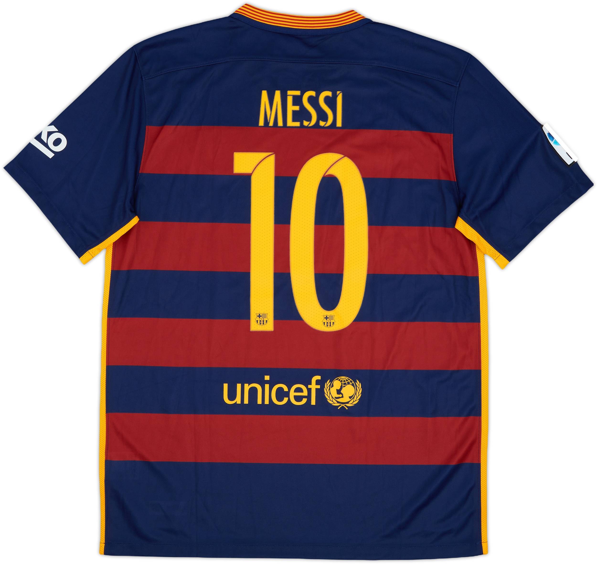 2015-16 Barcelona Home Shirt Messi #10 (L)