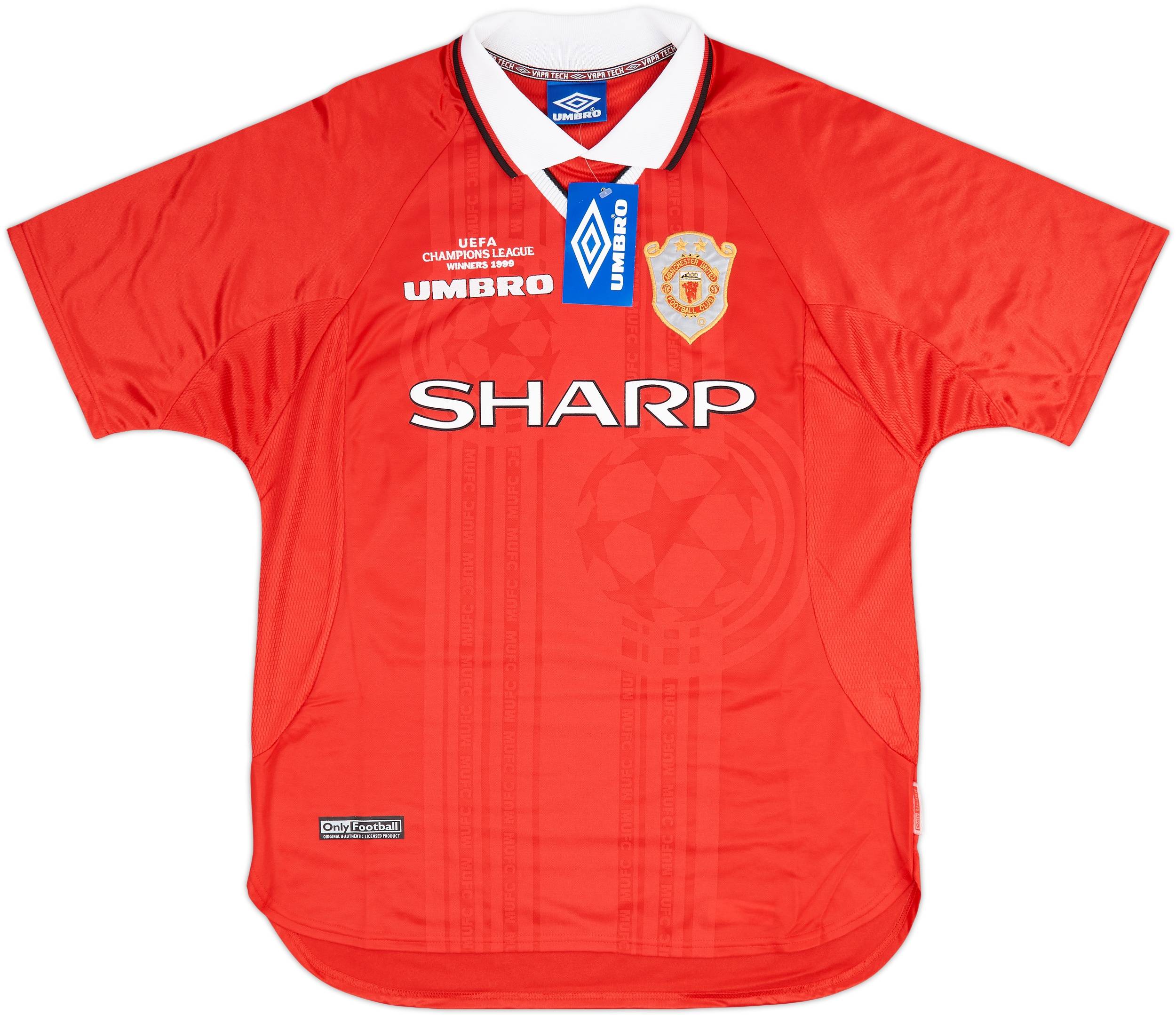 マンチェスターユナイテッド 99-00 CL優勝ユニフォーム #7 ベッカム 1999-00 Manchester United 'CL Winners' Shirt Beckham #7 (L)