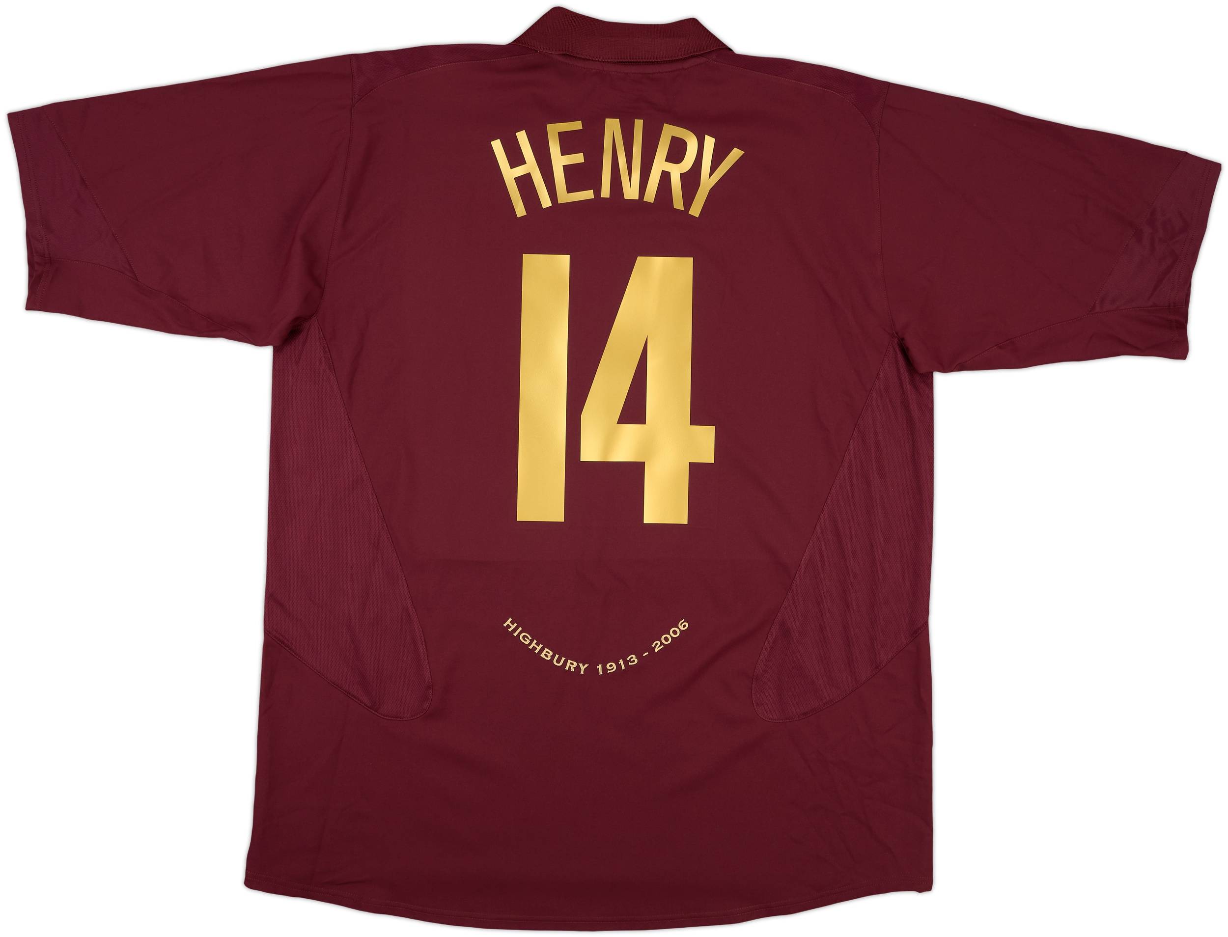 2005-06 Arsenal Home Shirt Henry #14 (XXL)