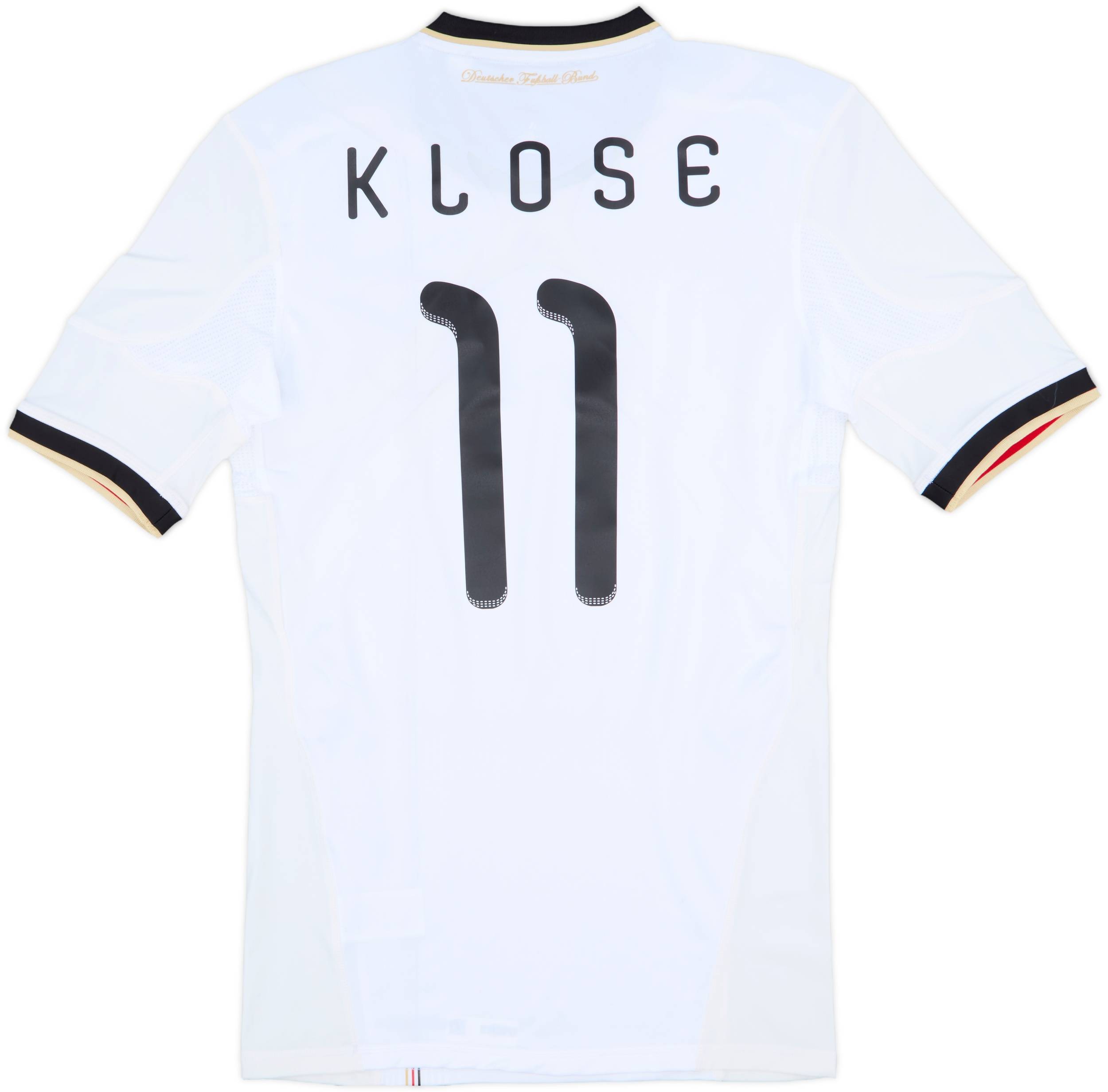 2010-11 Germany Player Issue Techfit Home Shirt Klose #11 (L)