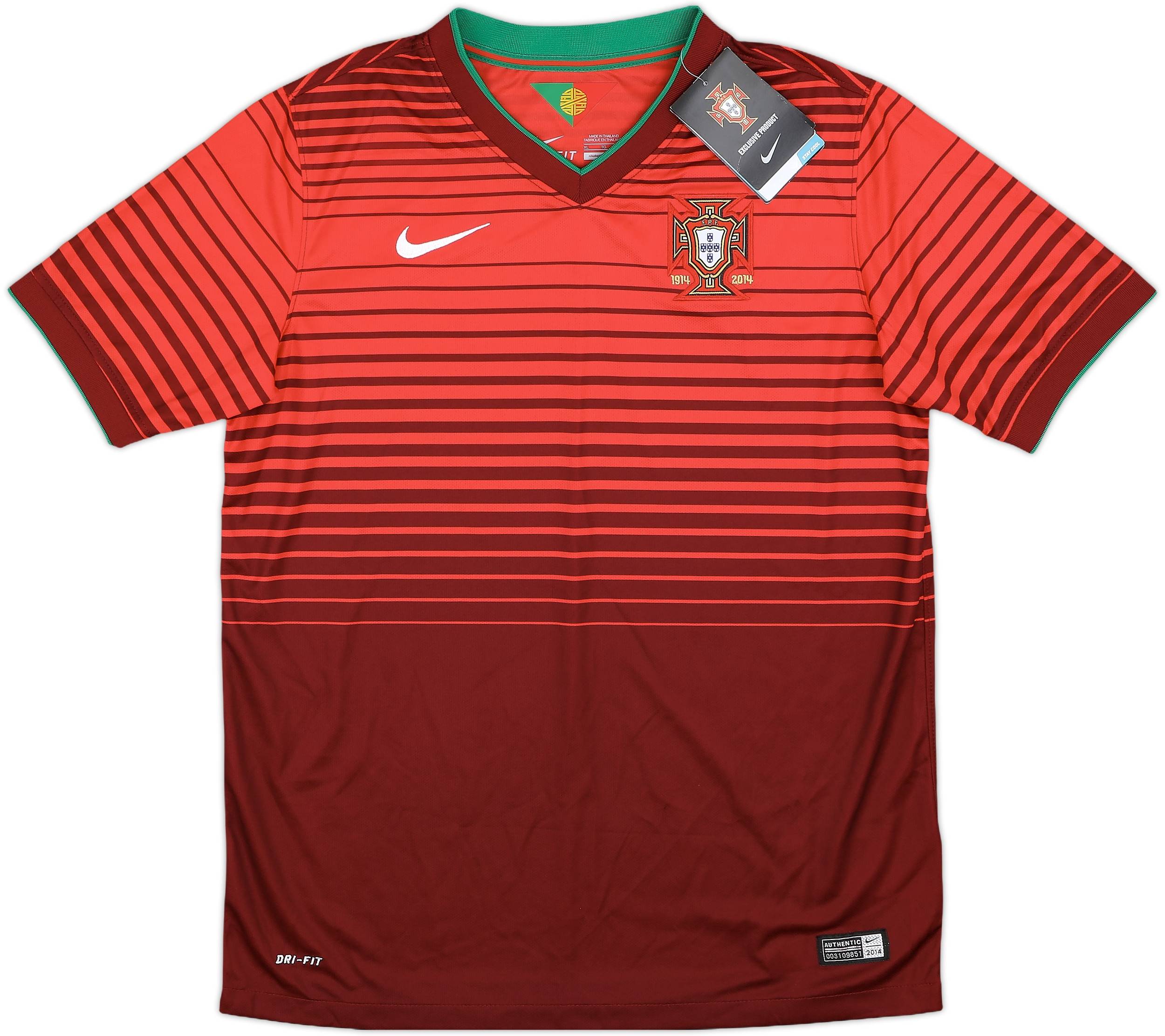2014-15 Portugal Home Shirt (XL.Boys)