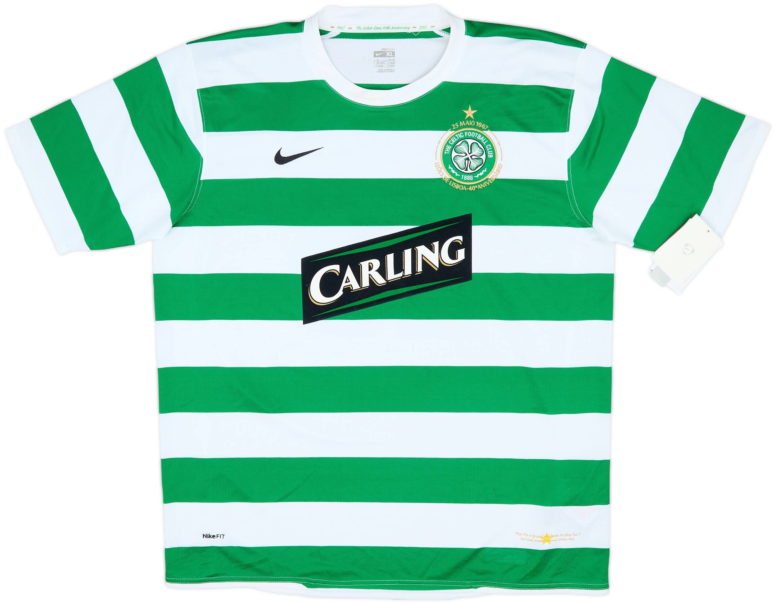 Celtic FC NAKAMURA 25番 シャツ 2007-08 Celtic Home Shirt Nakamura #25 (XL)