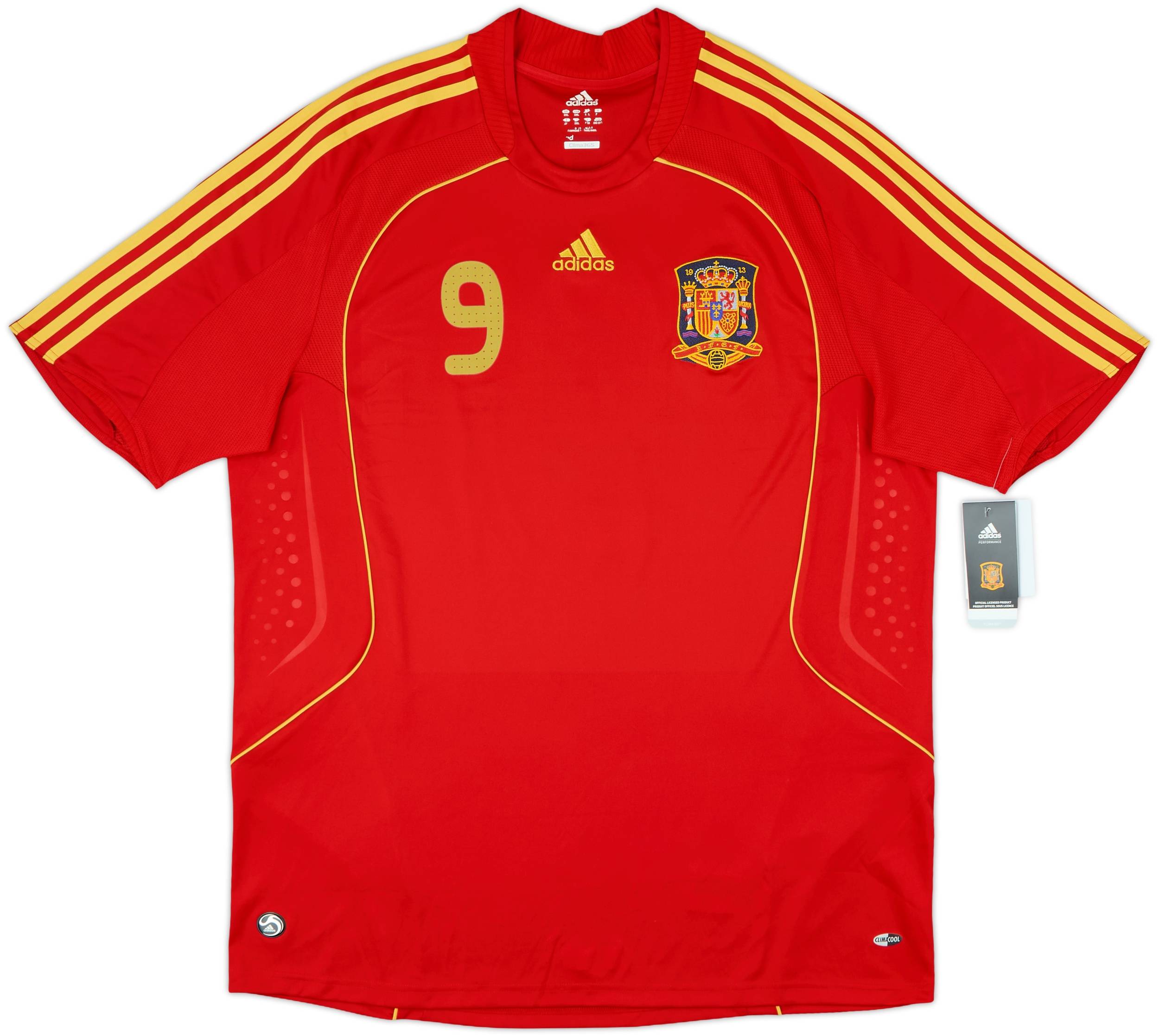 2007-09 Spain Home Shirt Torres #9 (XXL)