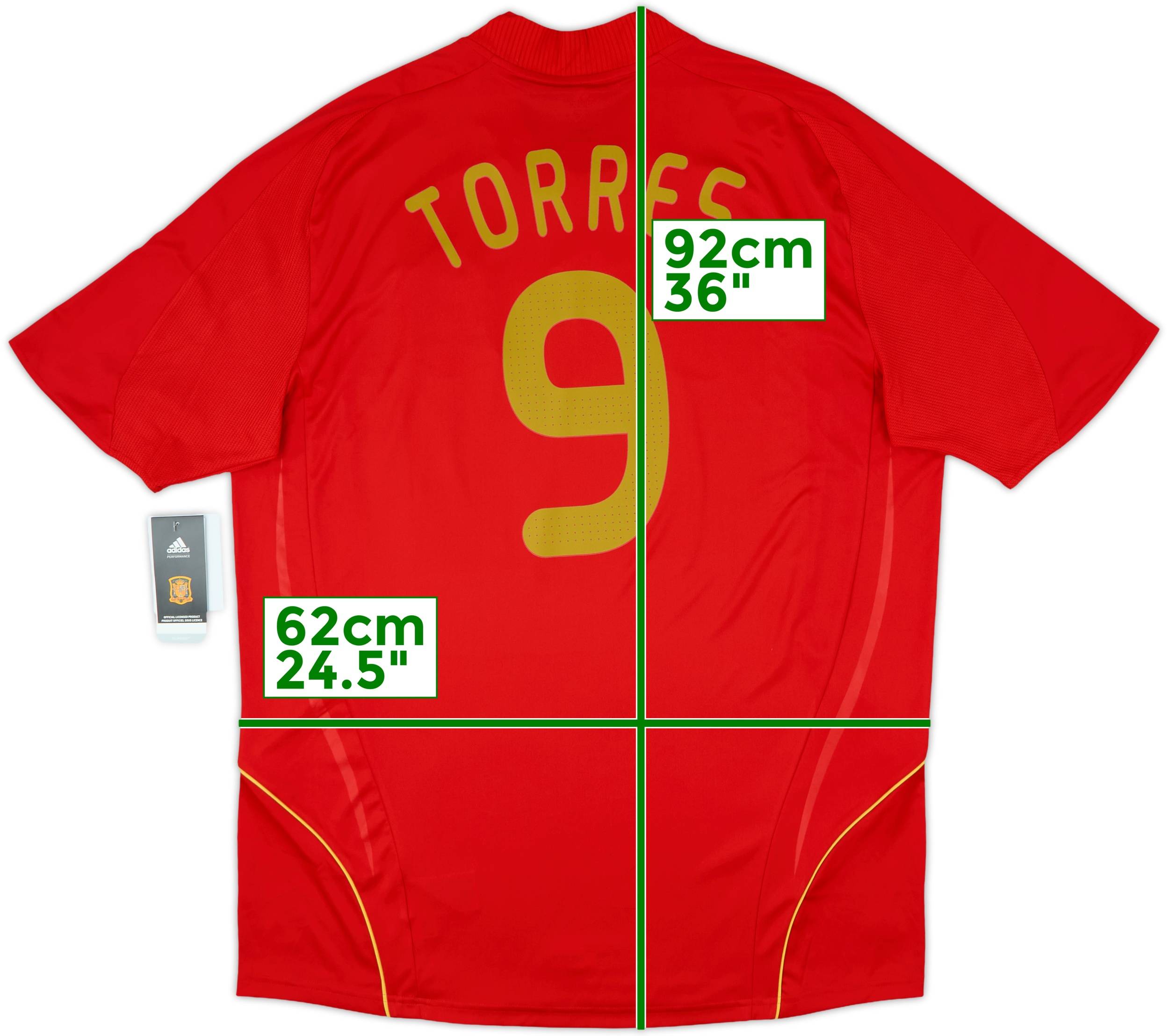 adidas スペイン代表TORRES 9 Adidas Spain 2009-2010 Home Jersey Torres #9 Sz M | eBay