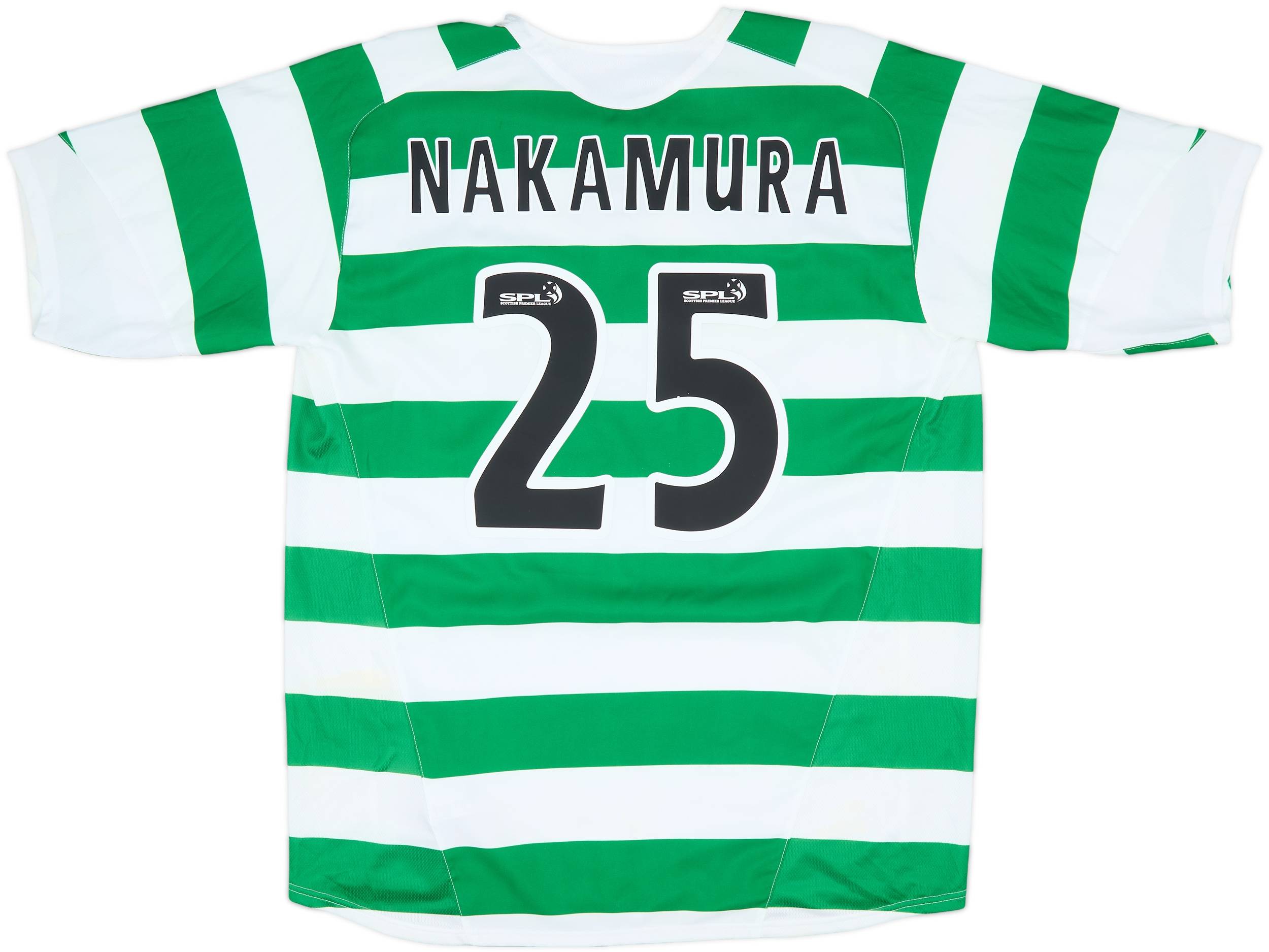 2005-07 Celtic Home Shirt Nakamura #25 (L)