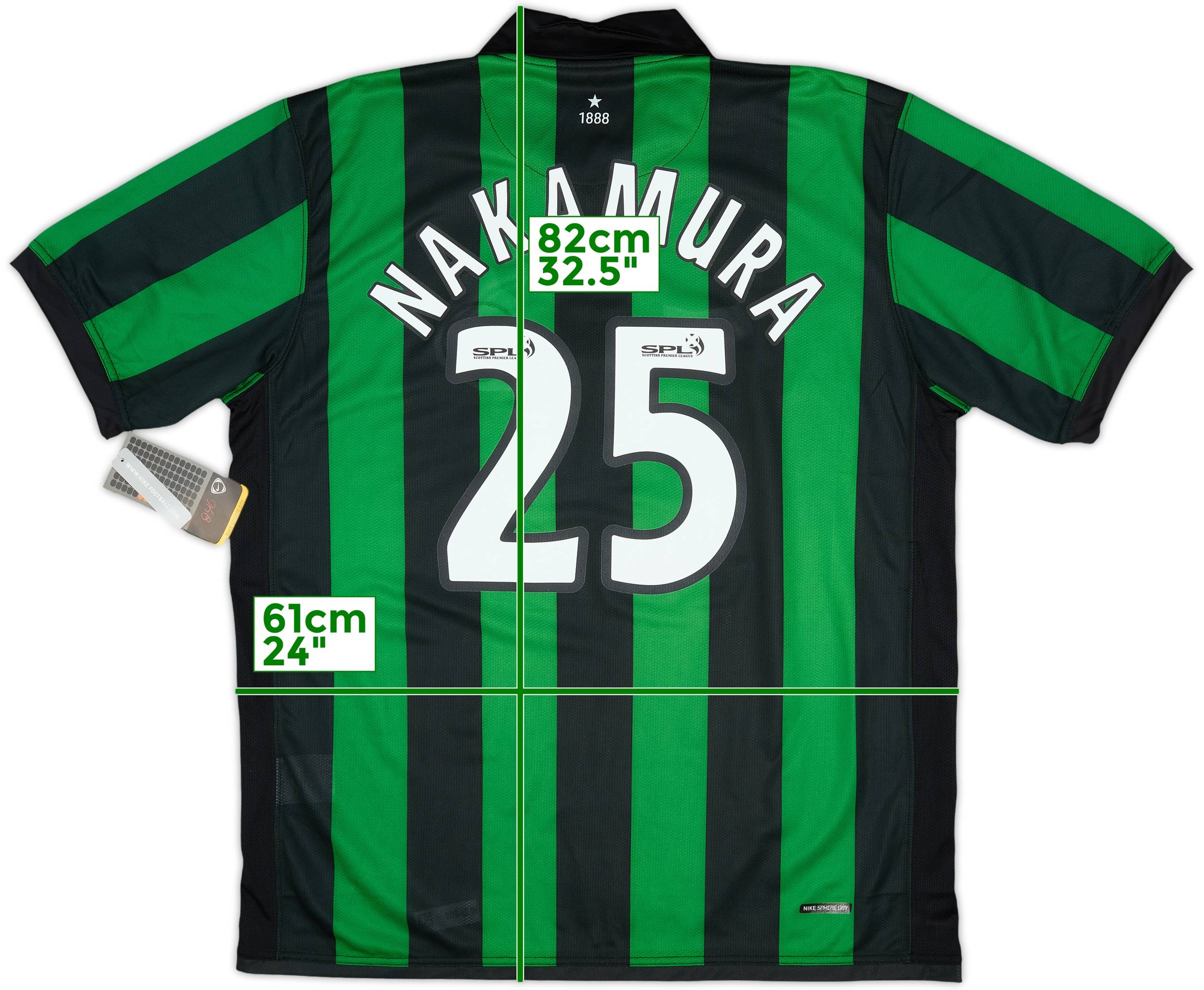 2006-08 Celtic Away Shirt Nakamura #25 (XL)