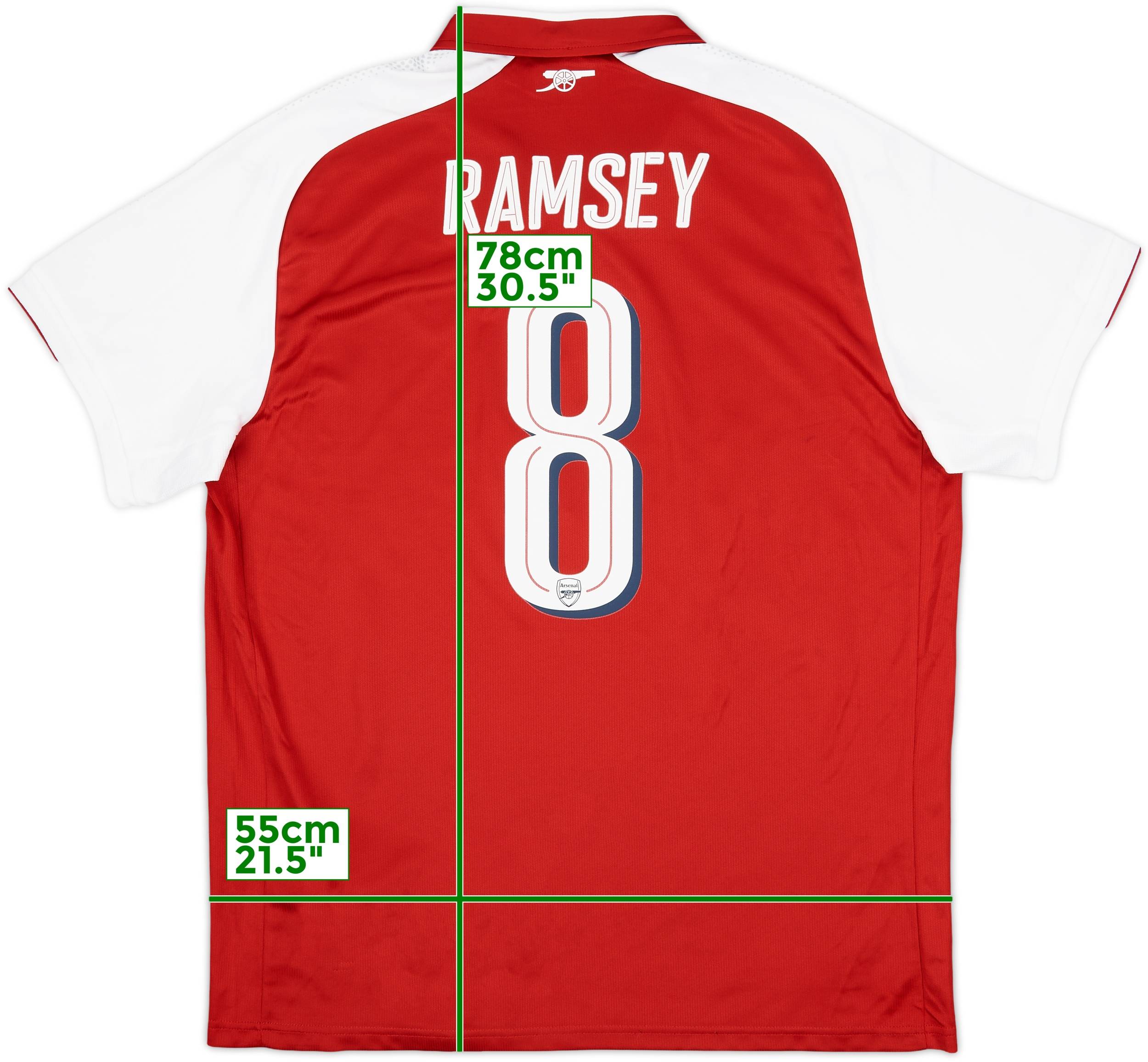 アーセナル 2017-18 ユニフォーム #8 ラムジー 2017-18 Arsenal