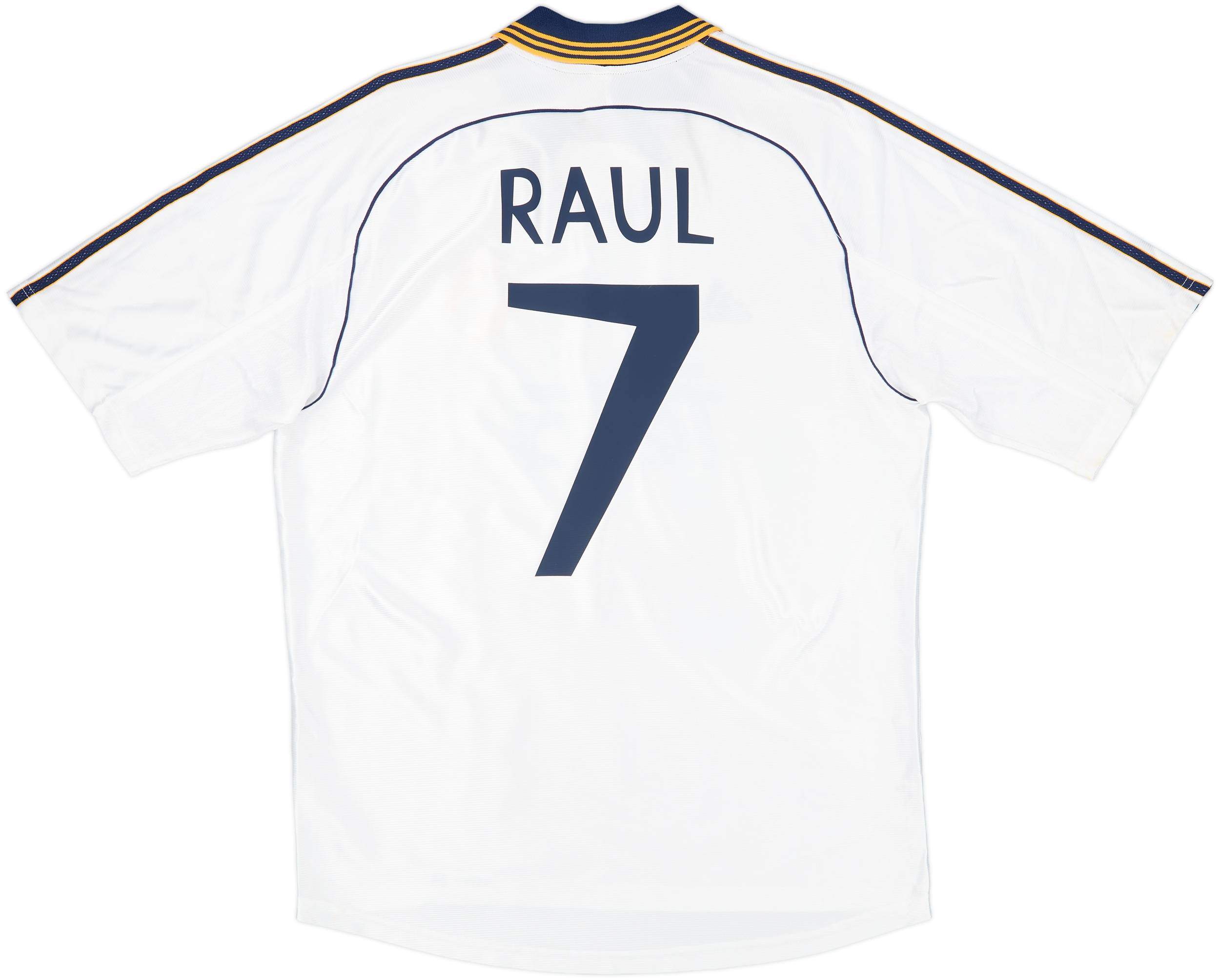 1998-00 Real Madrid Home Shirt Raul #7 (M)