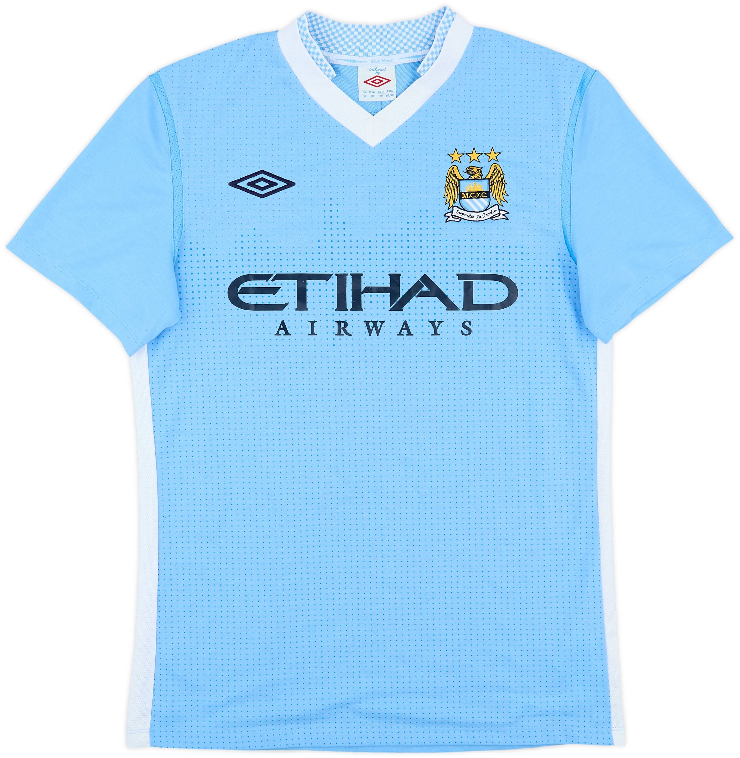 2011-12 Manchester City Home Shirt Kun Aguero #16 - 6/10 - (M)