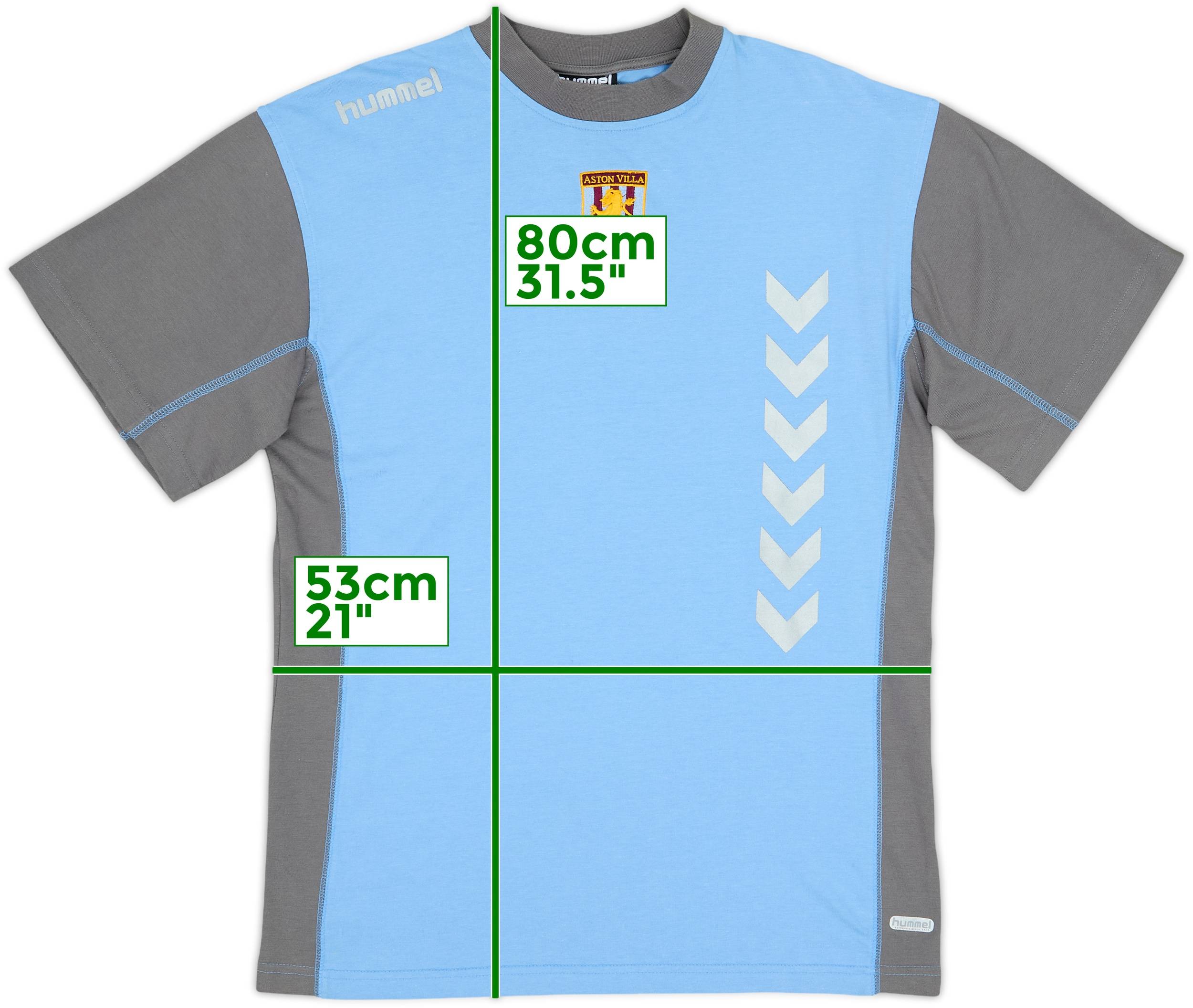 2006-07 Aston Villa Hummel Training Shirt - 8/10 - (M)