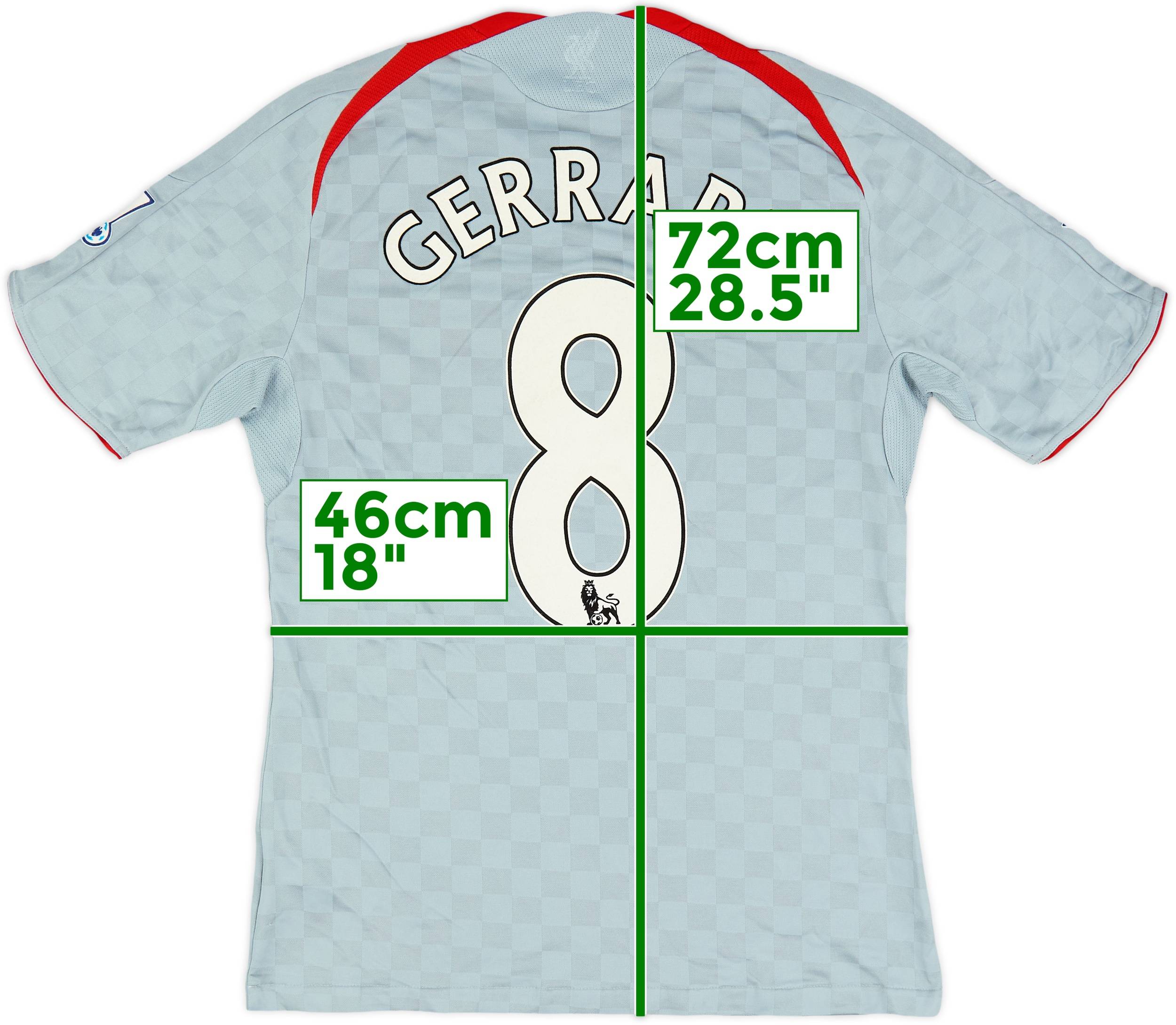Liverpool GERRARD 08-09 away CLモデル オーセン Liverpool GERRARD 08-09 away CLモデル オーセン Liverpool GERRARD