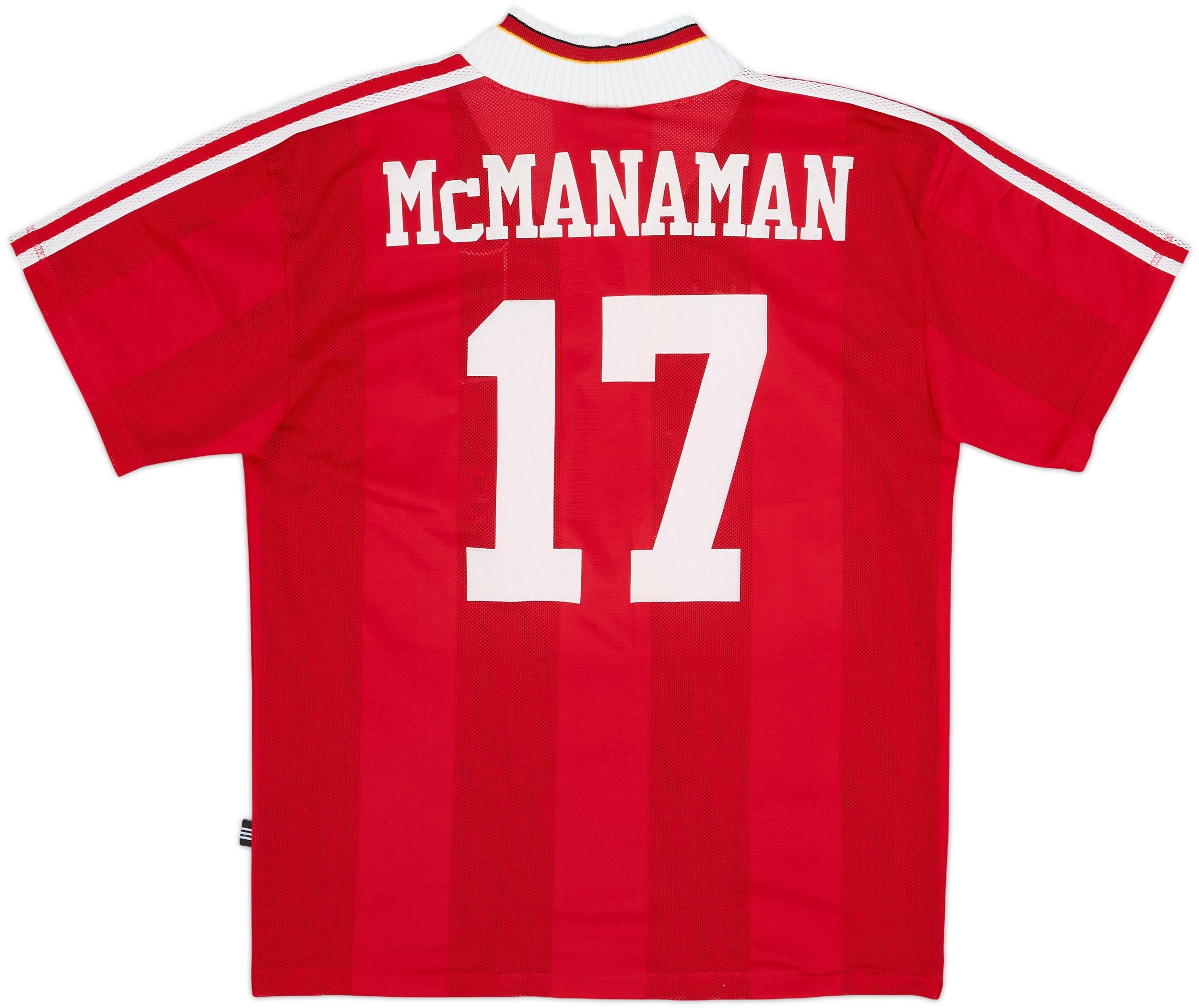 1995-96 Liverpool Home Shirt McManaman #17 - 8/10 - (M)
