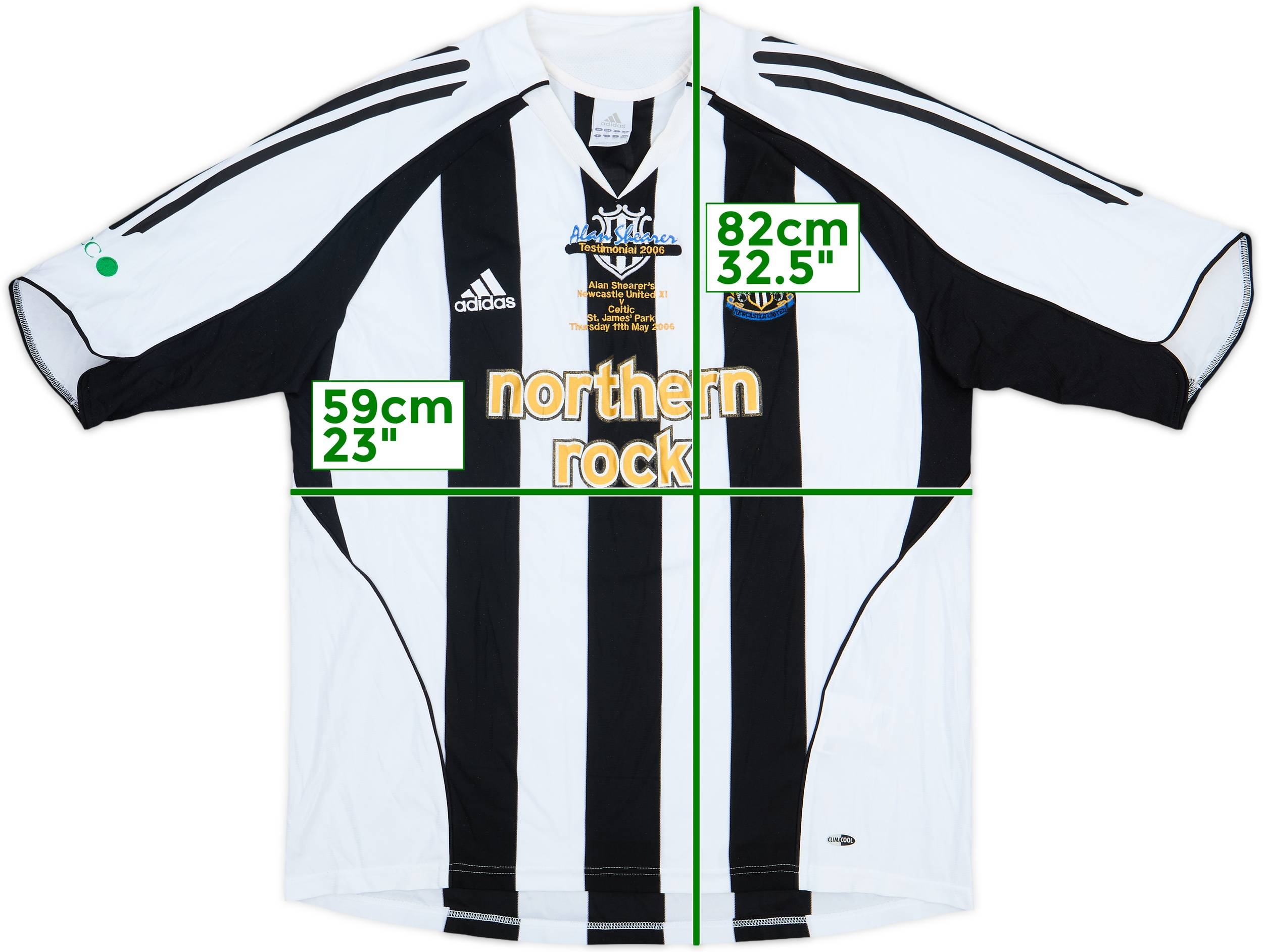 2006 Newcastle 'Alan Shearer Testimonial' Home Shirt Shearer #9