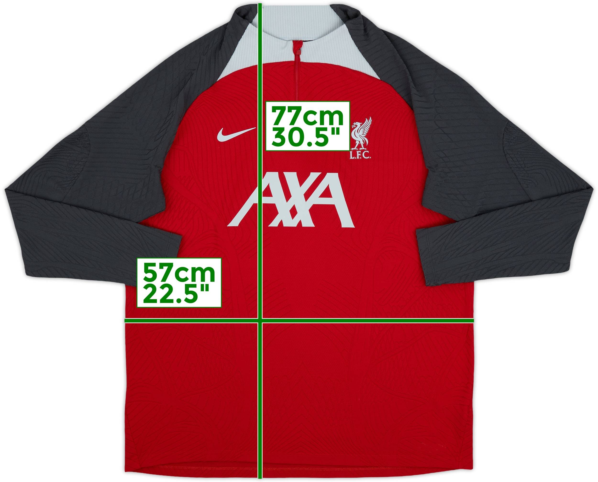 2023-24 Liverpool Nike Dri-Fit ADV 1/4 Zip Drill Top - 7/10 - (XL)