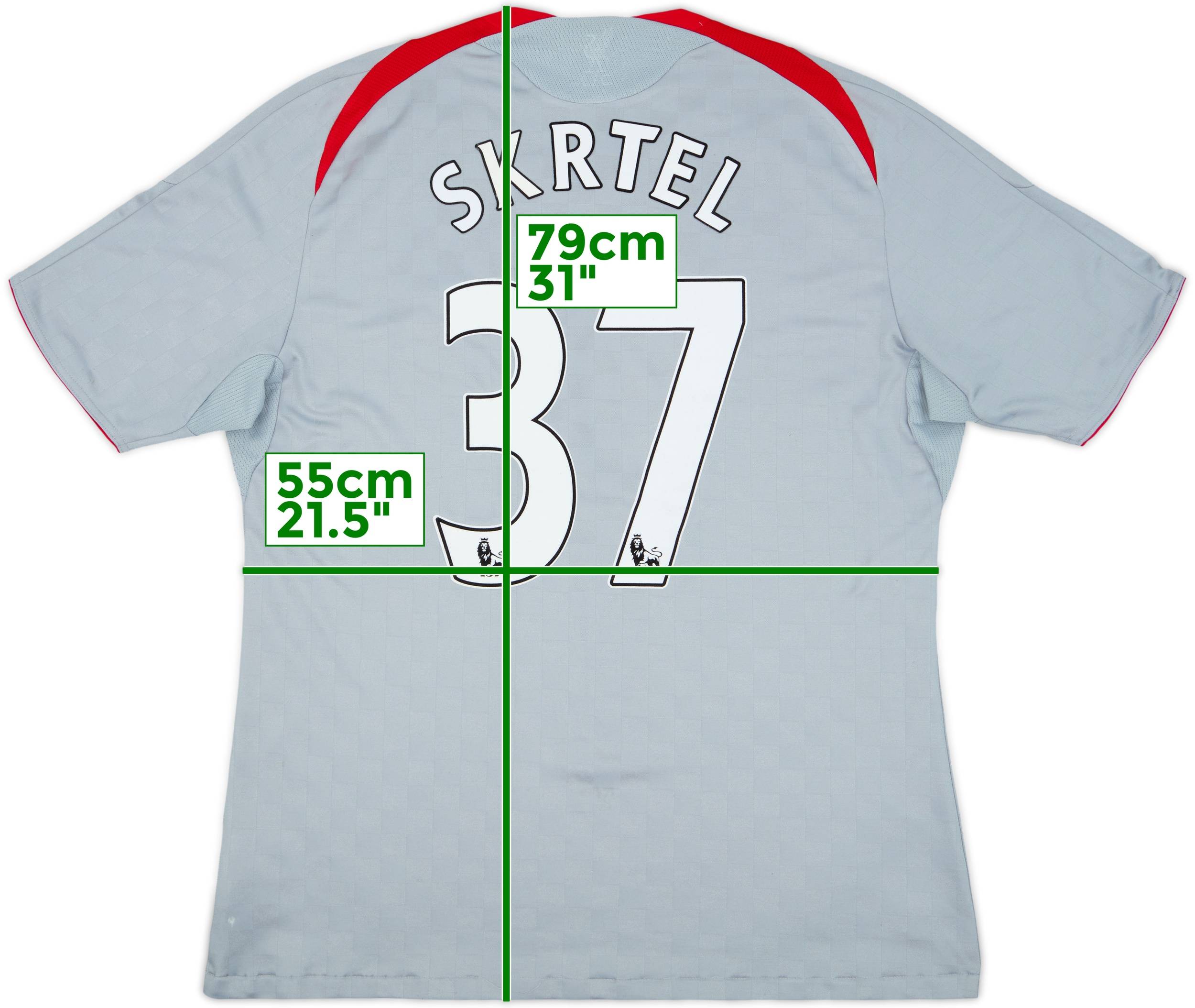2008-09 Liverpool Away Shirt Skrtel #37 - 7/10 - (XL)