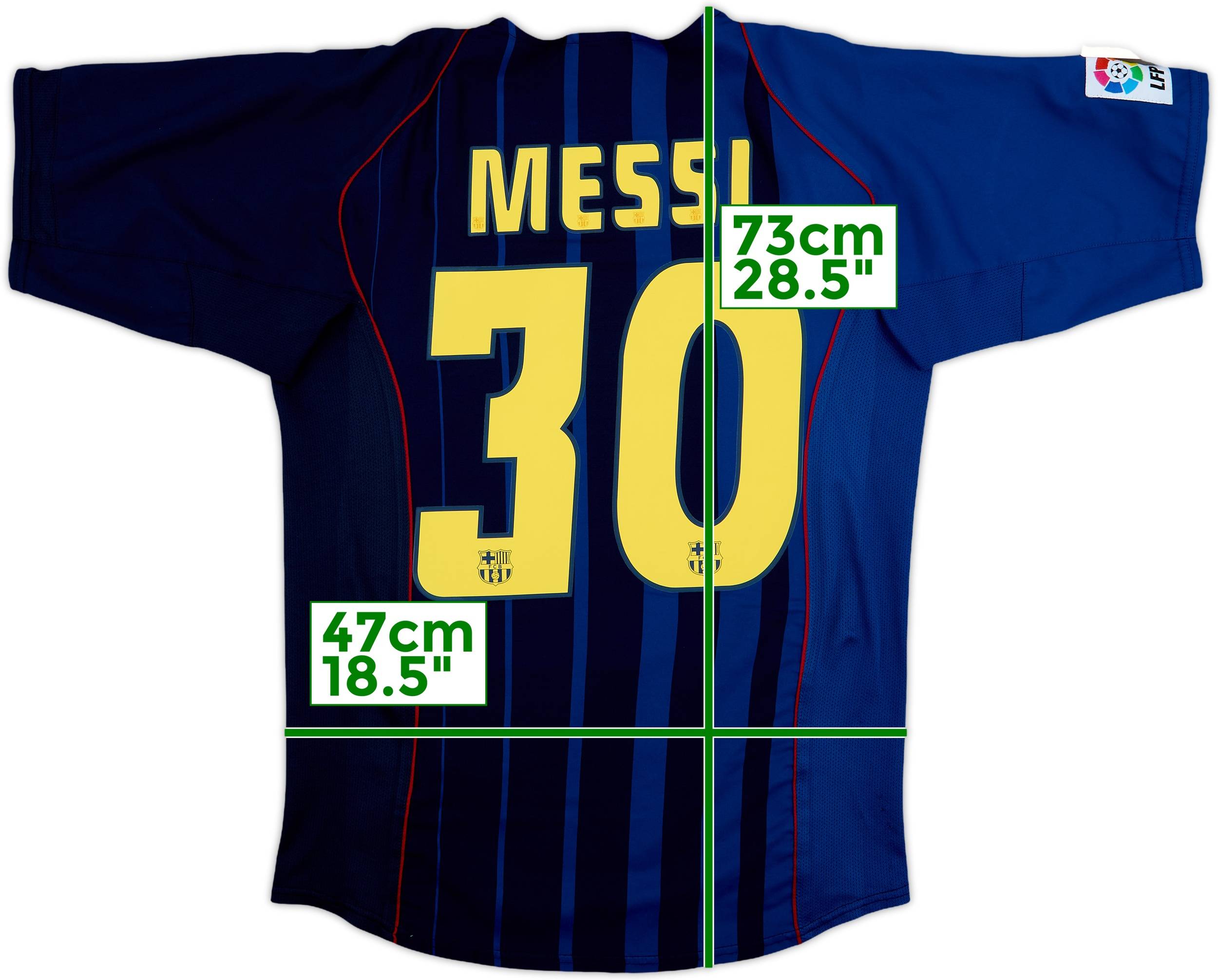 2004-05 Barcelona Away Shirt Messi #30 - 8/10 - (S)