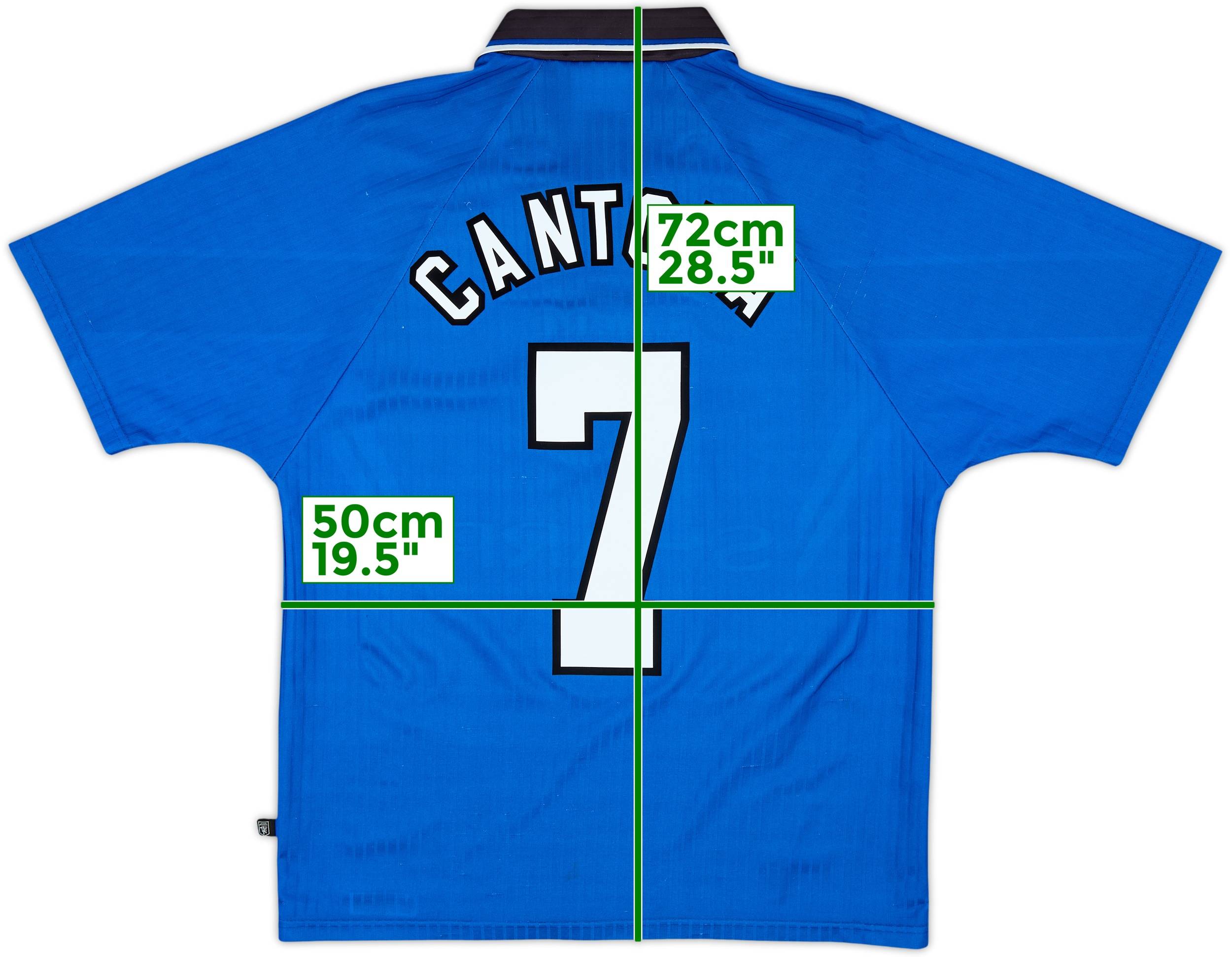 1996-98 Manchester United Third Shirt Cantona #7 - 5/10 - (M)