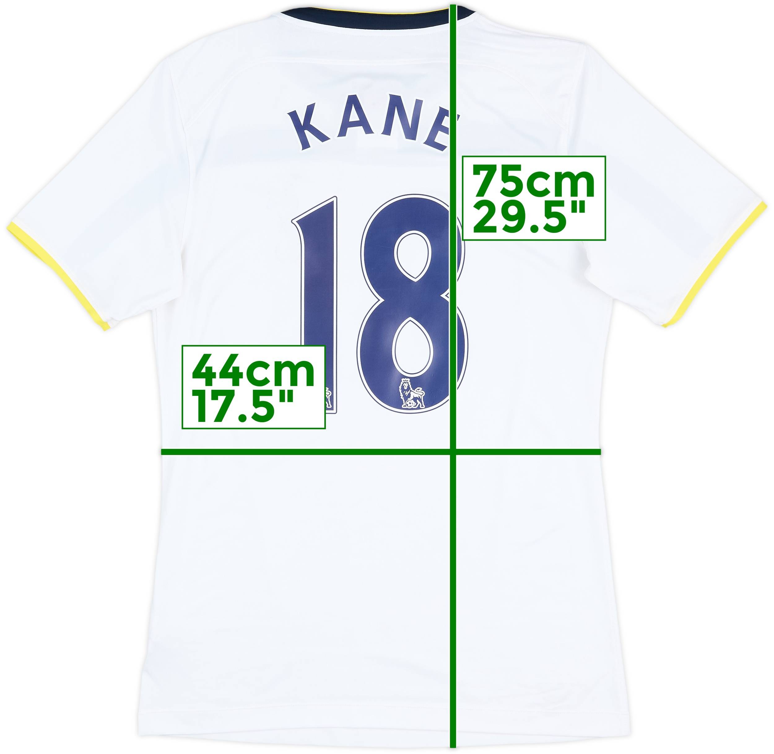 14-15 トッテナム ケイン#18 アウェイM 2014-15 Tottenham Home Shirt Kane #18 - 6/10 - (M)