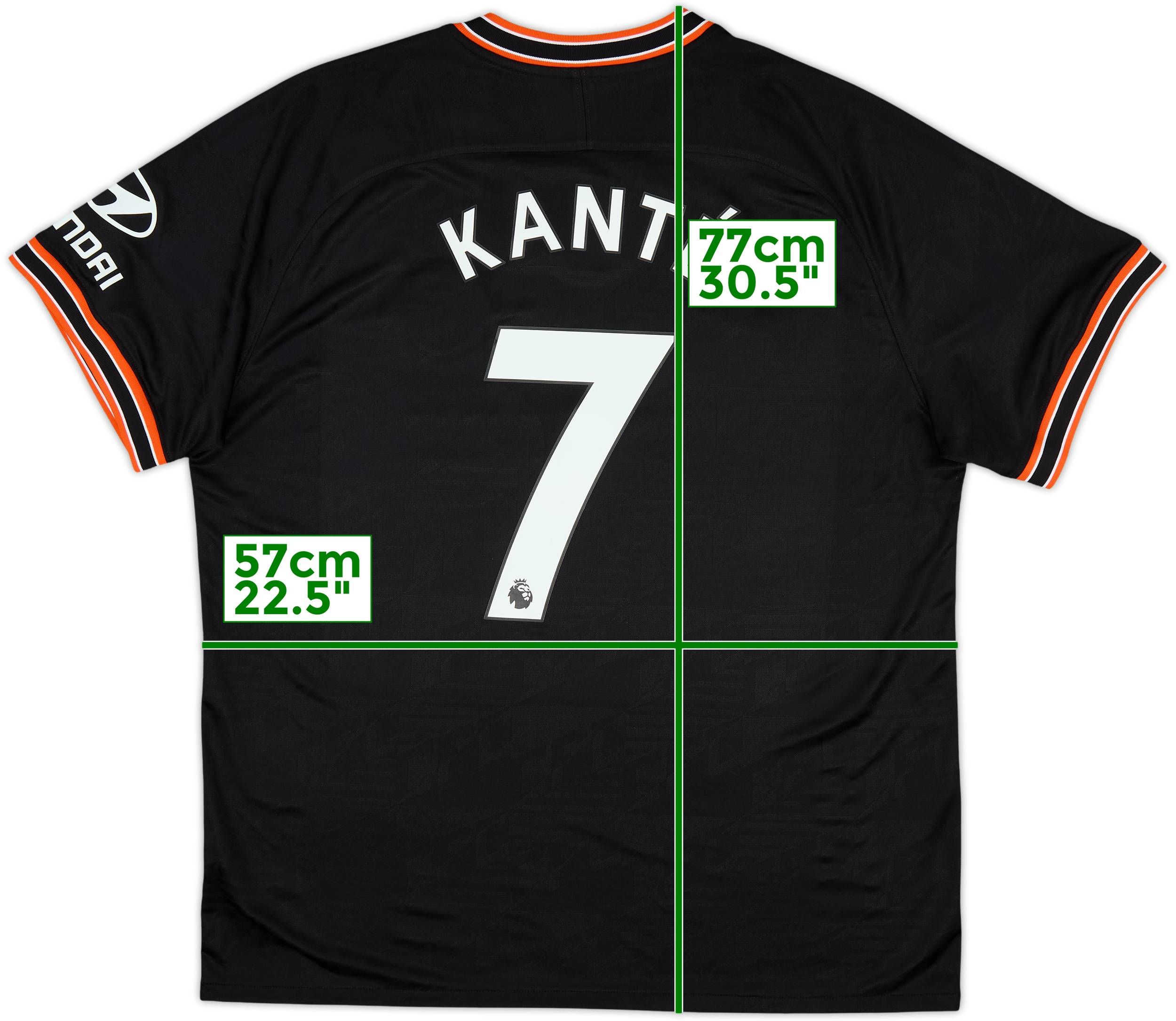 2019-20 Chelsea Third Shirt Kante #7 - 8/10 - (XL)