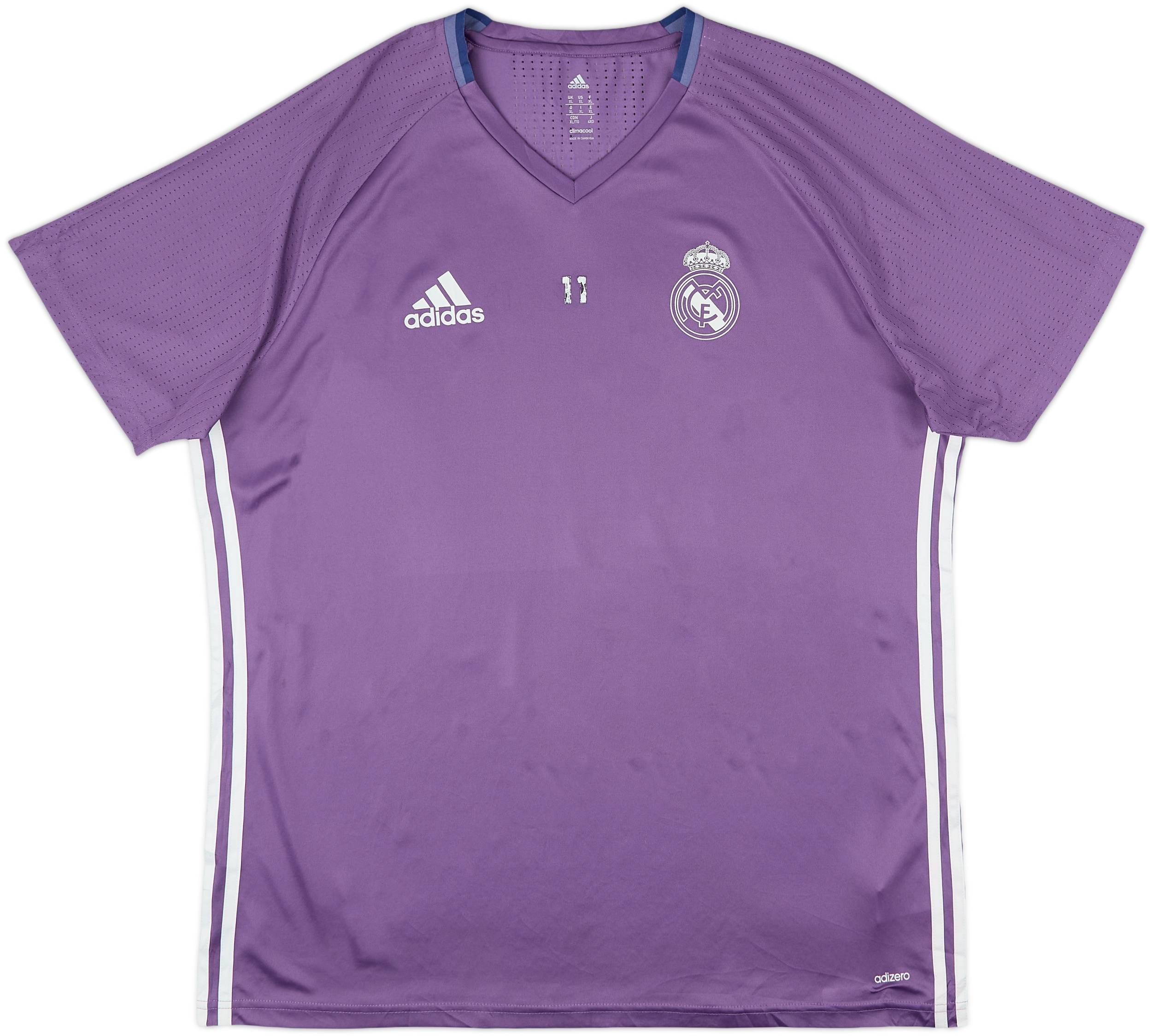 2016-17 Real Madrid Player Issue adizero Training Shirt #11 - 5/10