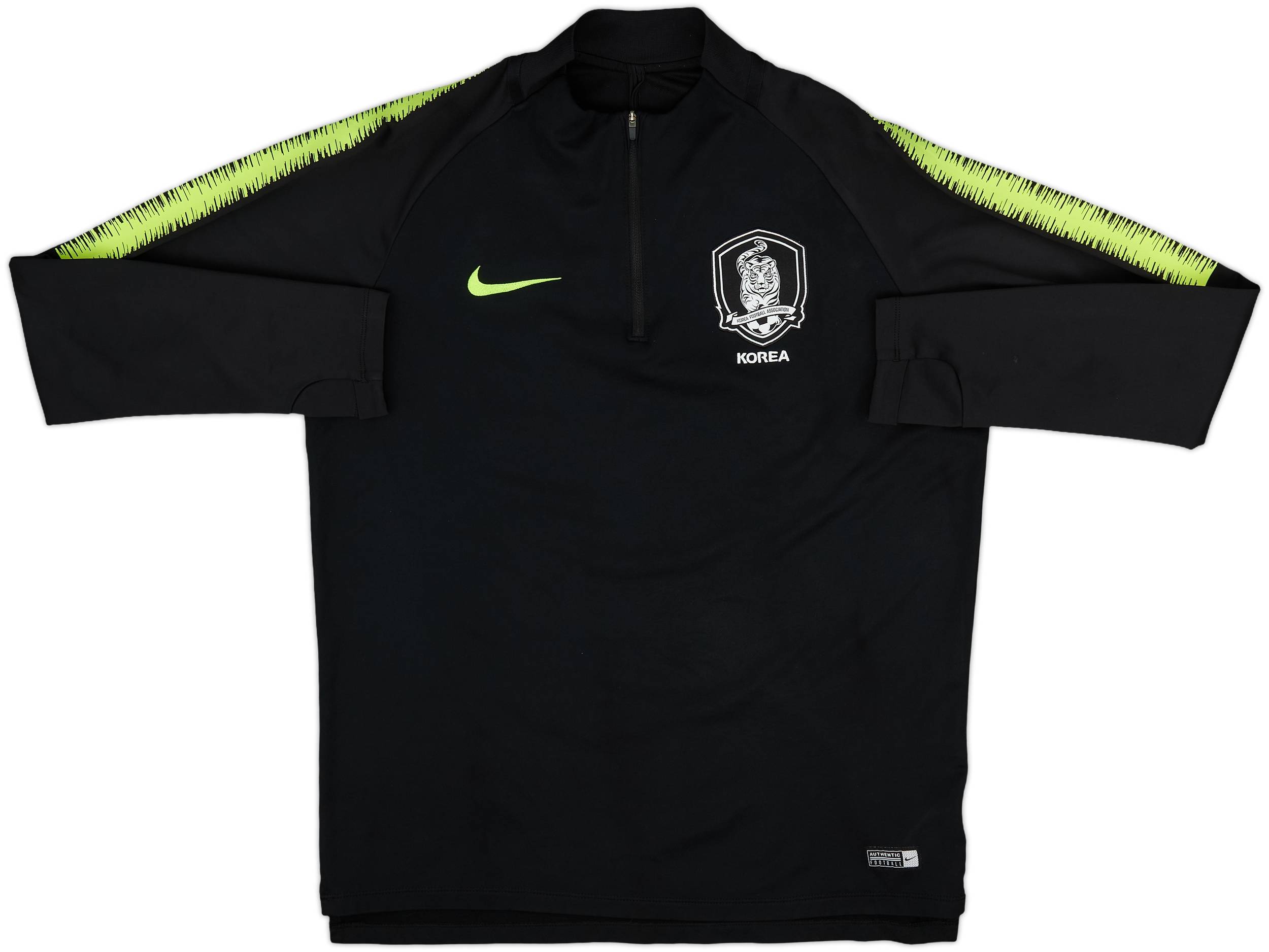 2018-19 South Korea Nike 1/4 Zip Drill Top - 8/10 - (XL)