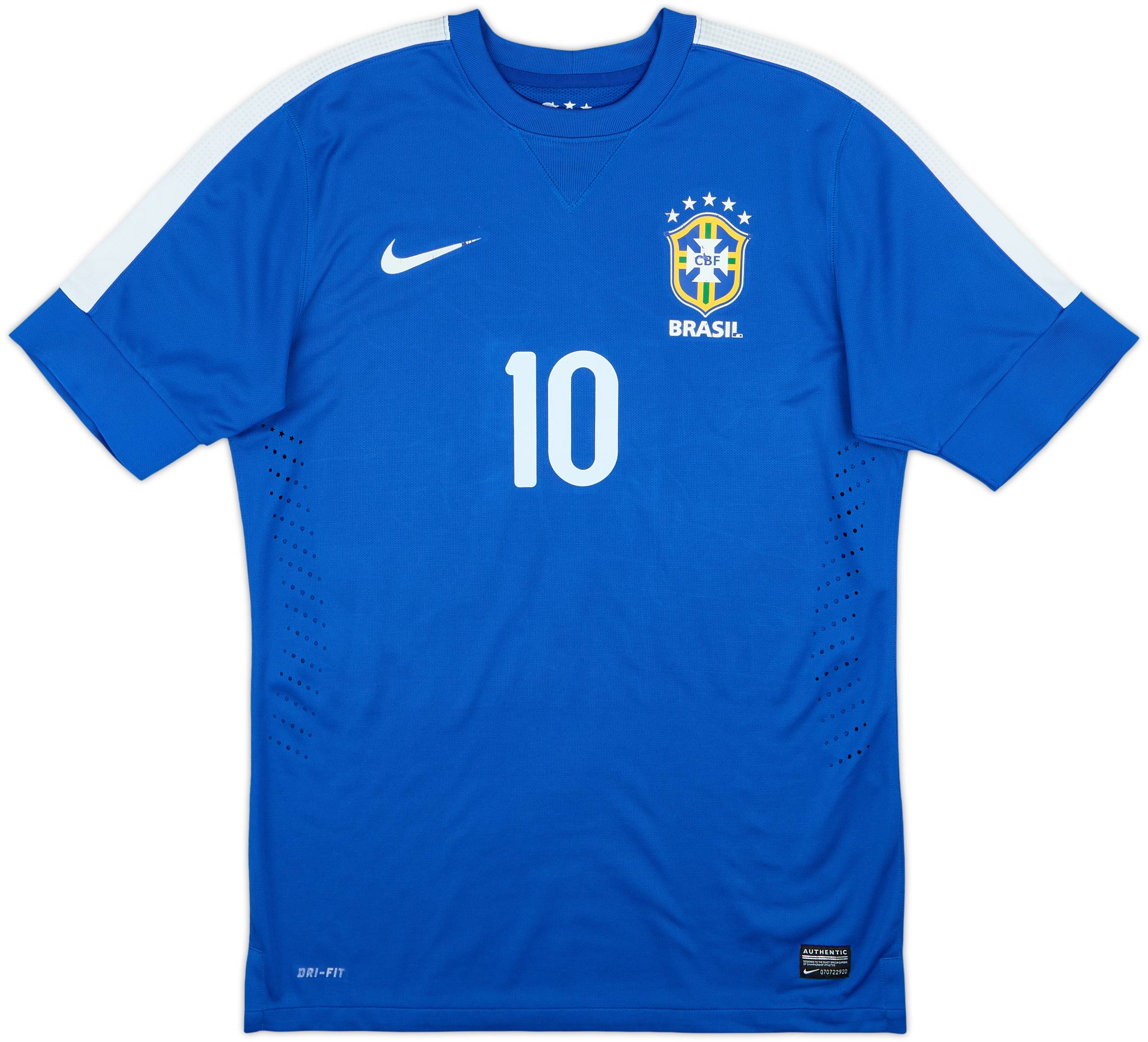 2013 Brazil Player Issue Away Shirt Neymar Jr #10 - 5/10 - (L)