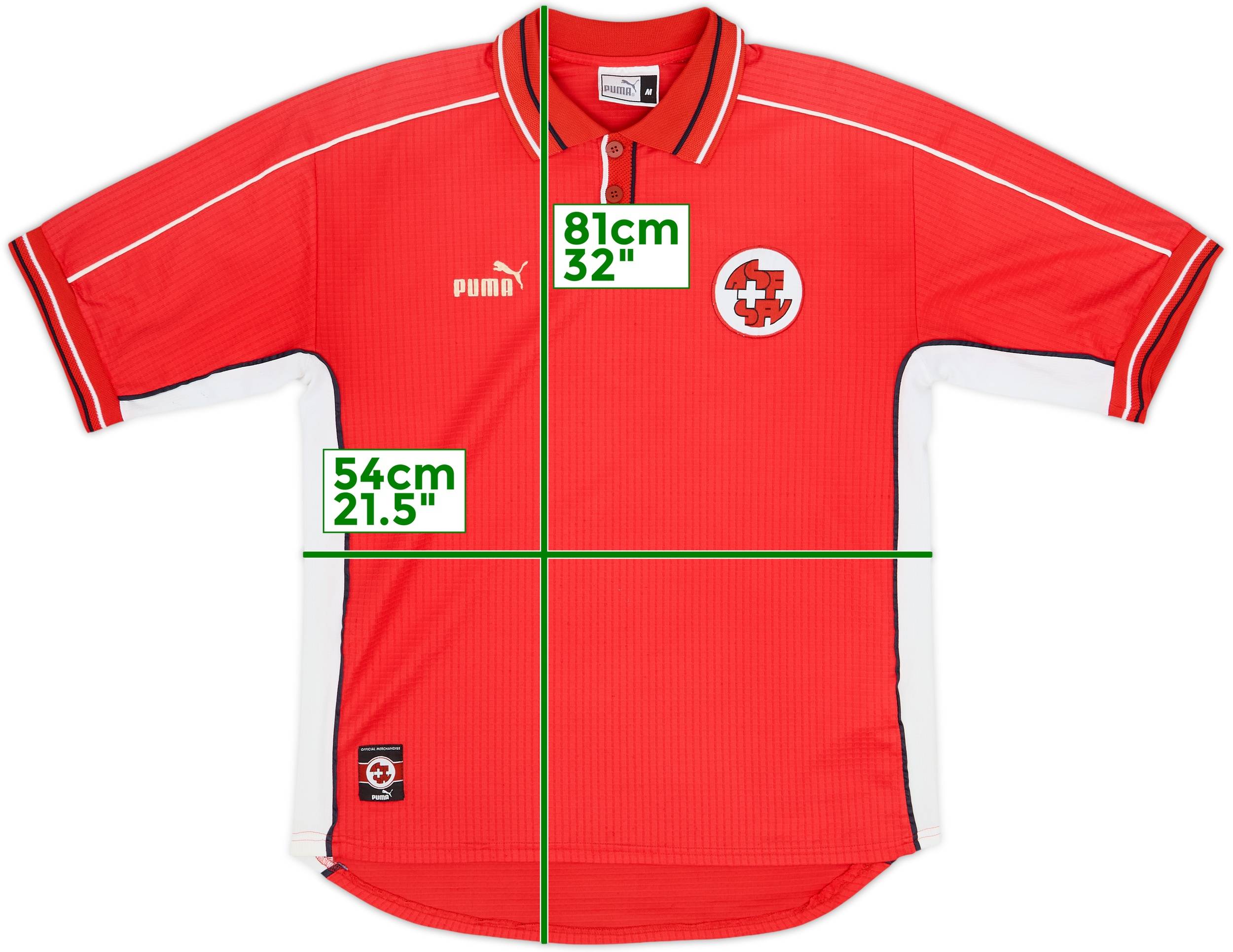 1999-00 Switzerland Home Shirt - 7/10 - (M)