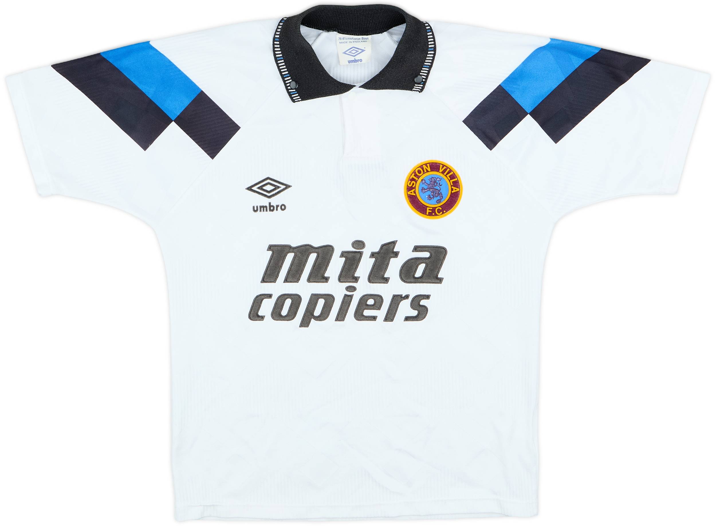 1990-92 Aston Villa Away Shirt - 8/10 - (L.Boys)