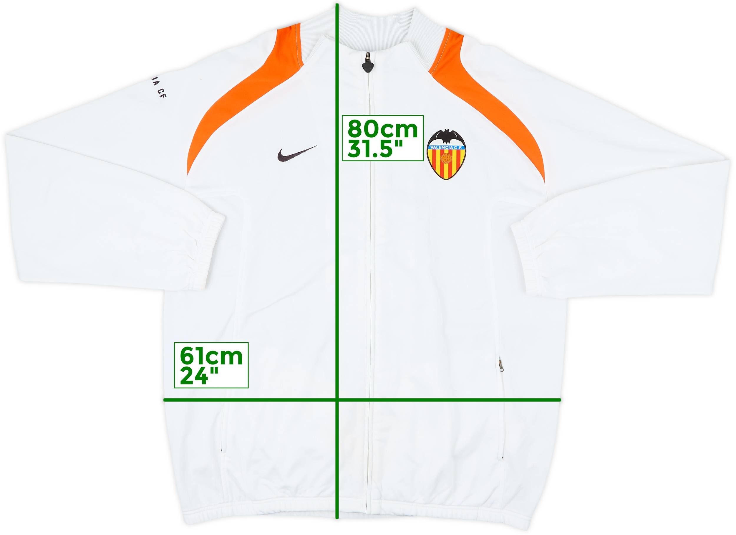 NIKE ジャケット Valencia ワッペン XL 2005-06 Valencia Nike Track Jacket - 7/10 - (XL)