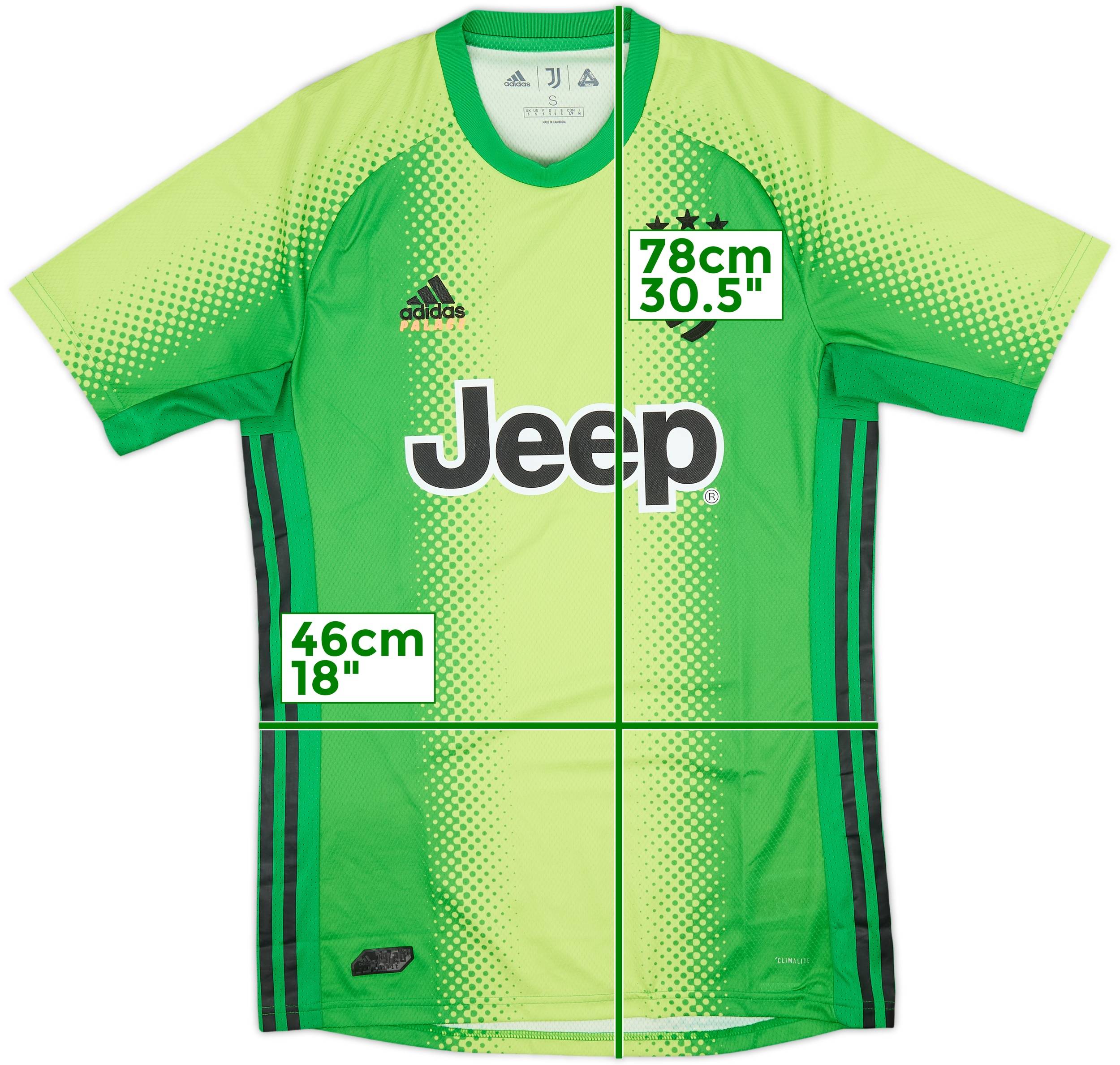 2019-20 Juventus x Palace Authentic GK S/S Shirt - 9/10 - (S)