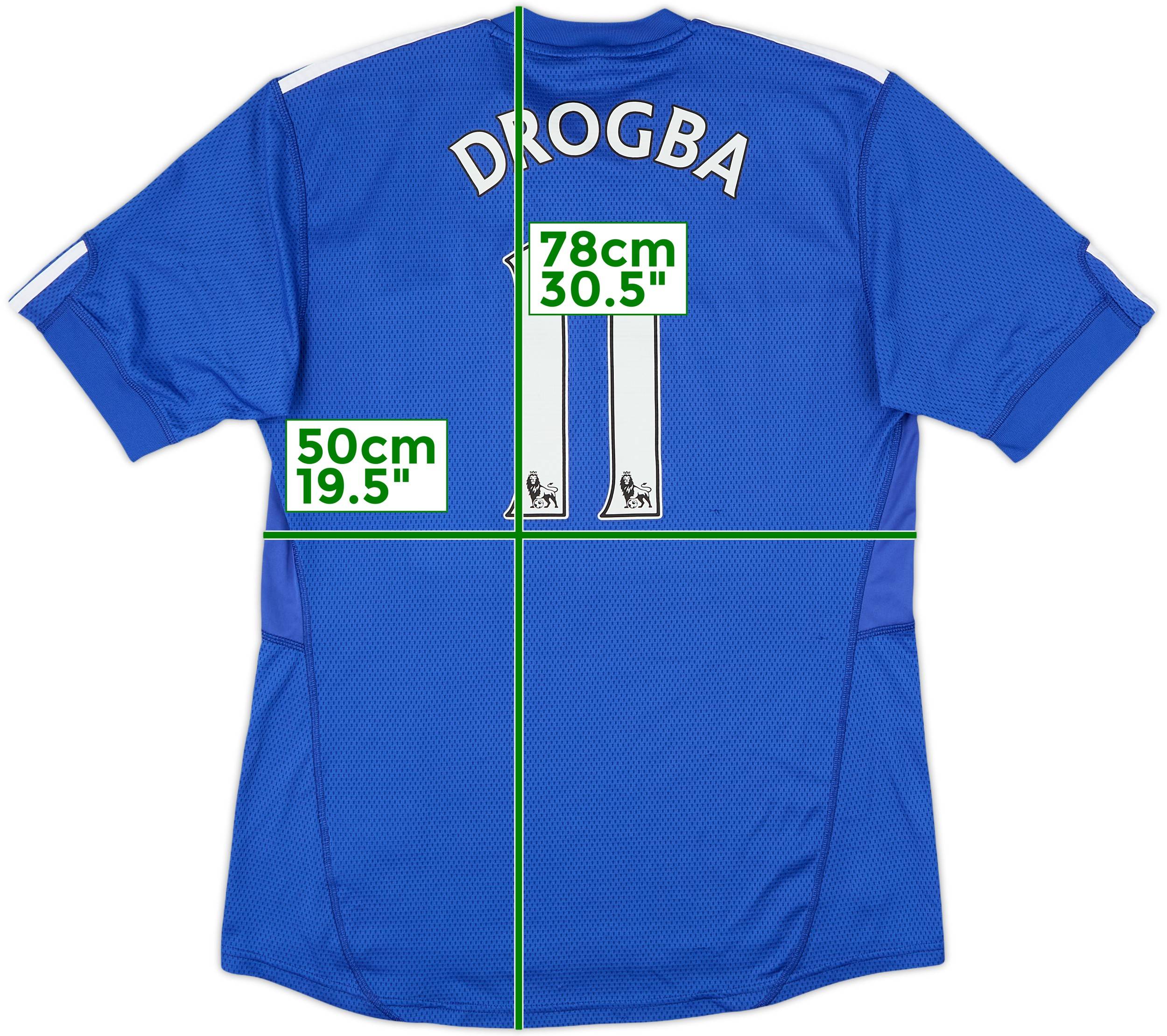 2009-10 Chelsea Home Shirt Drogba #11 - 8/10 - (M)